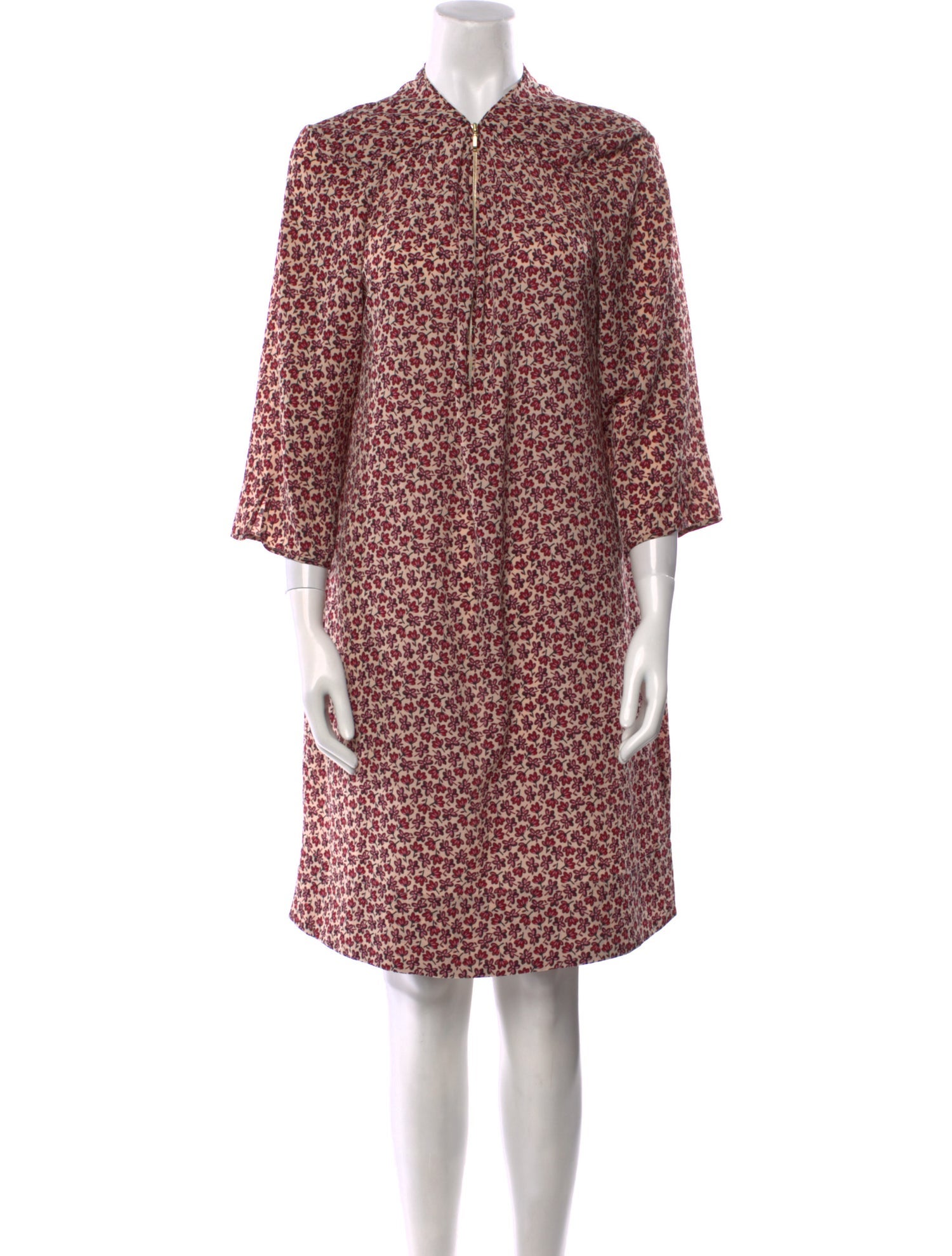 Gerard Darel Floral Print Knee-Length Dress
