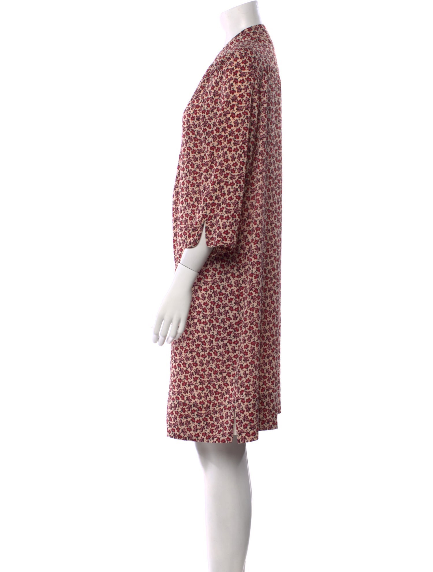 Gerard Darel Floral Print Knee-Length Dress