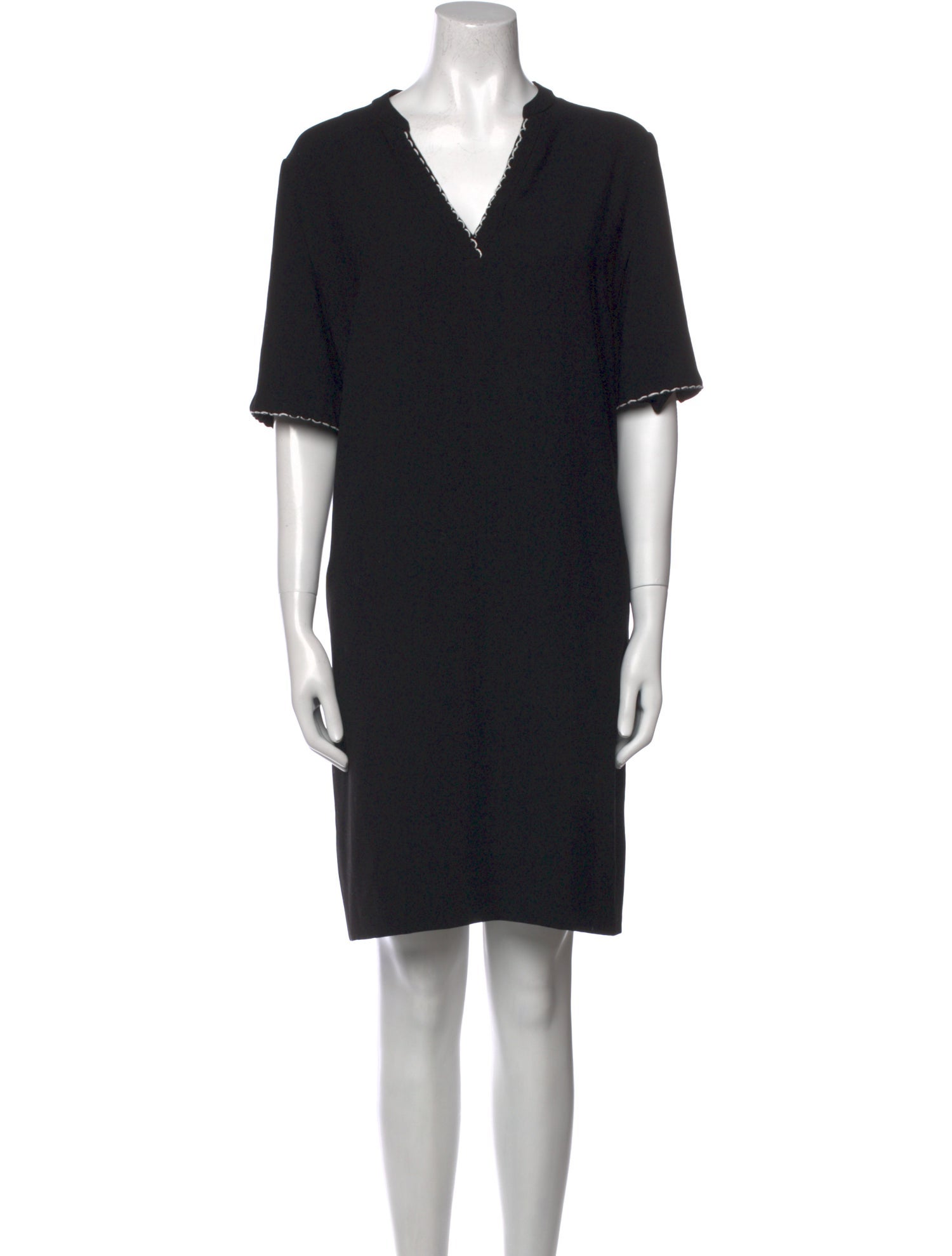 Gerard Darel V-Neck Knee-Length Dress