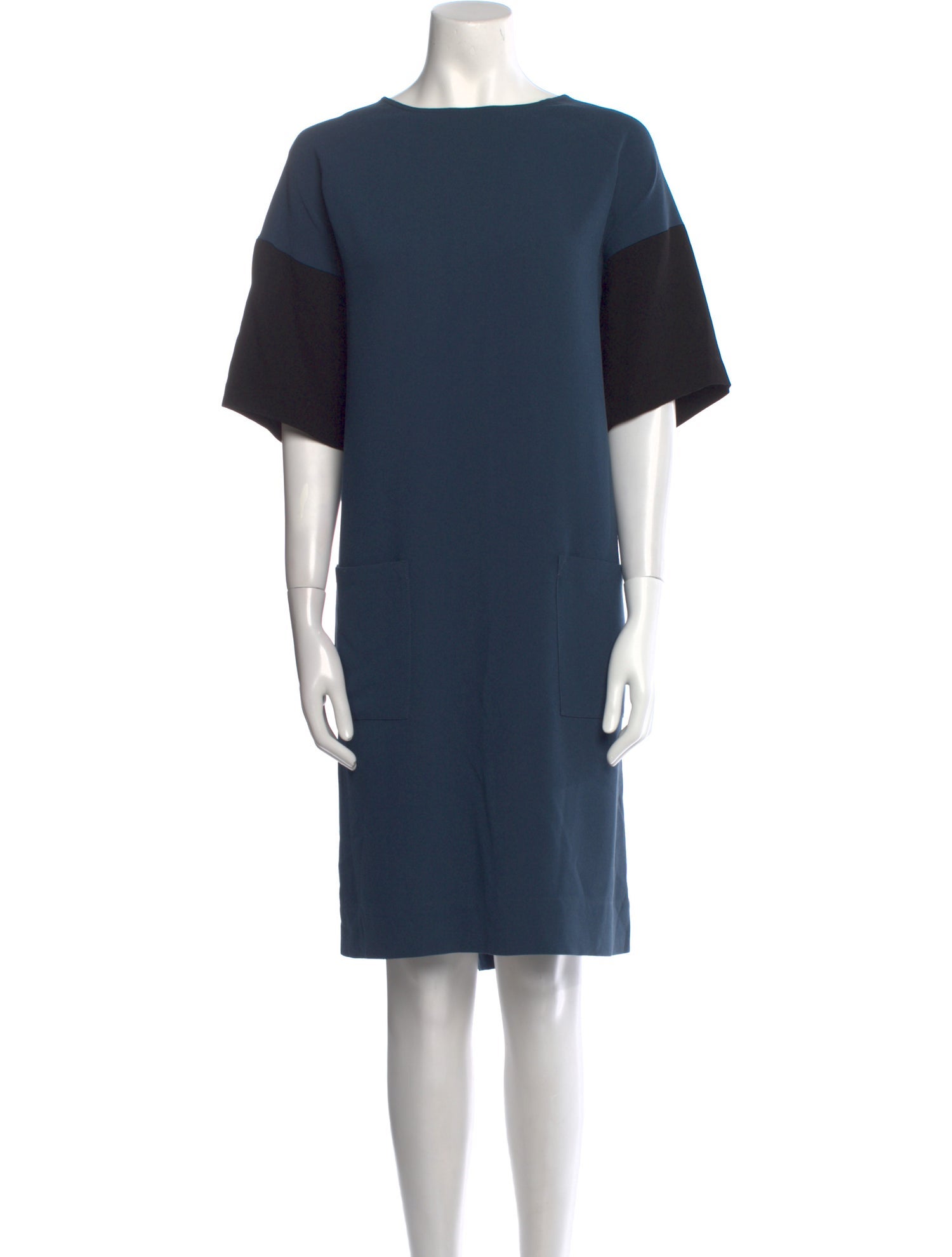 Gerard Darel Scoop Neck Knee-Length Dress