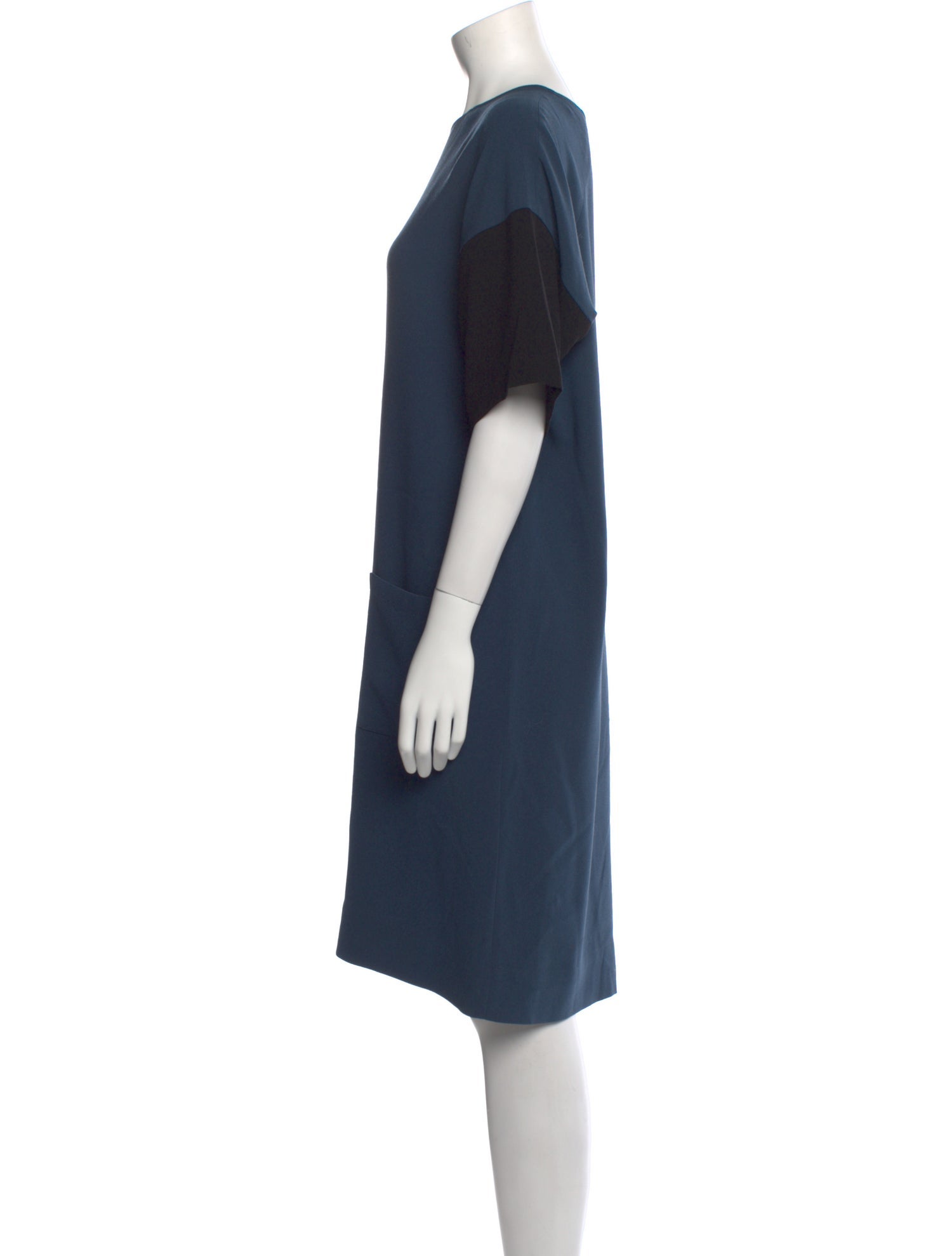 Gerard Darel Scoop Neck Knee-Length Dress