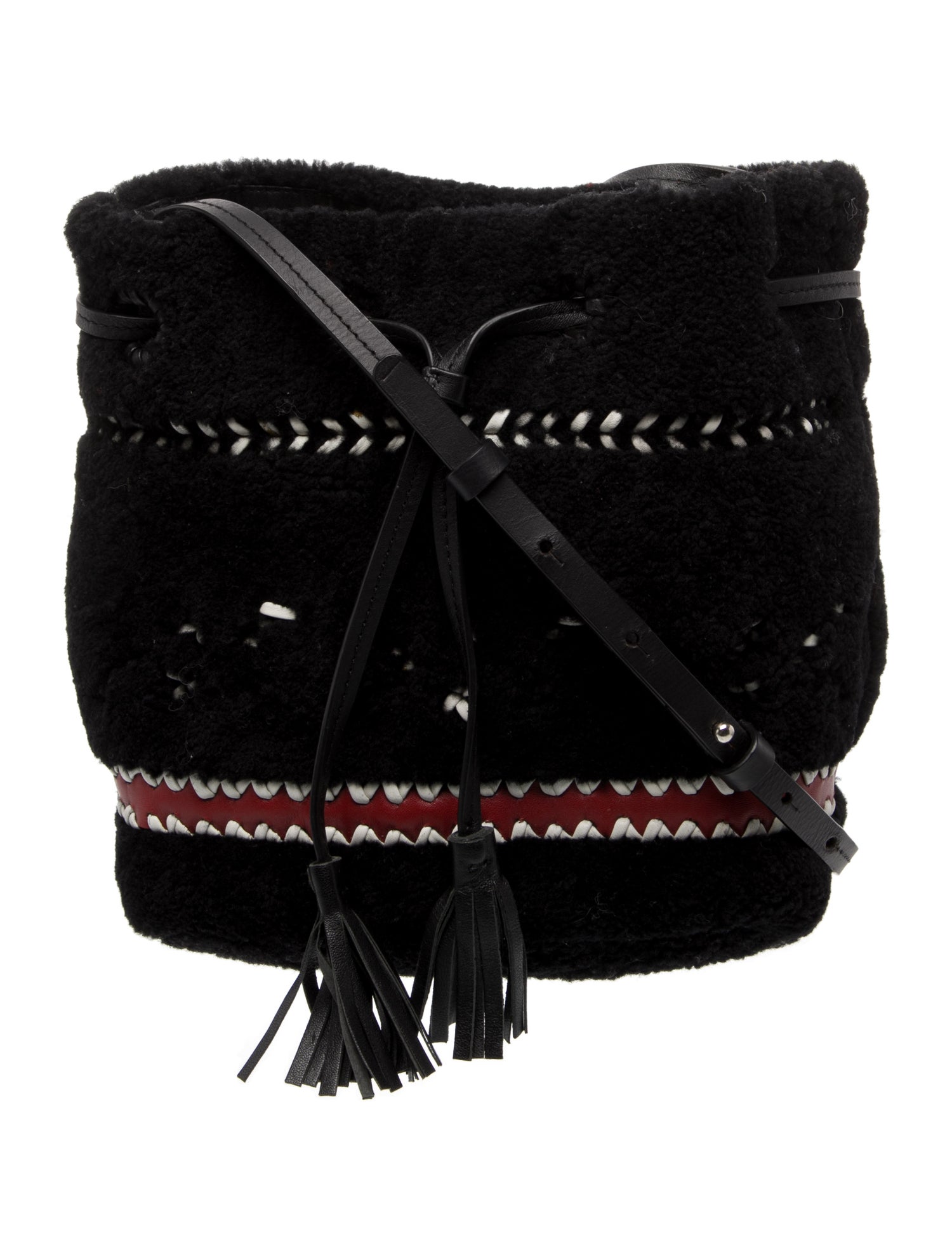 Gerard Darel Wool Messenger Bag