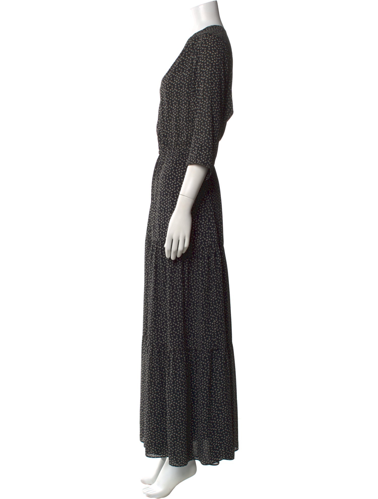 Gerard Darel Printed Long Dress
