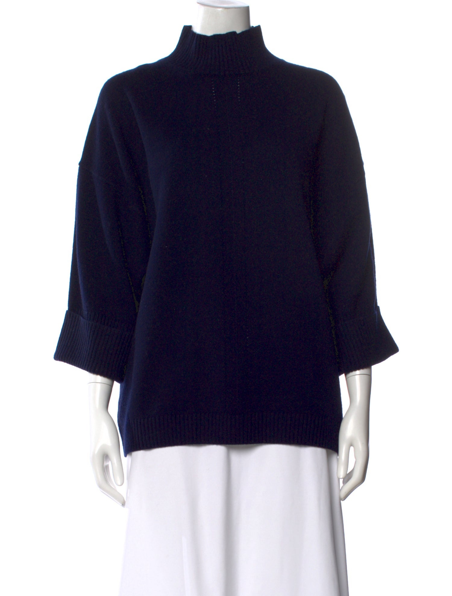 Gerard Darel Merino Wool Mock Neck Sweater