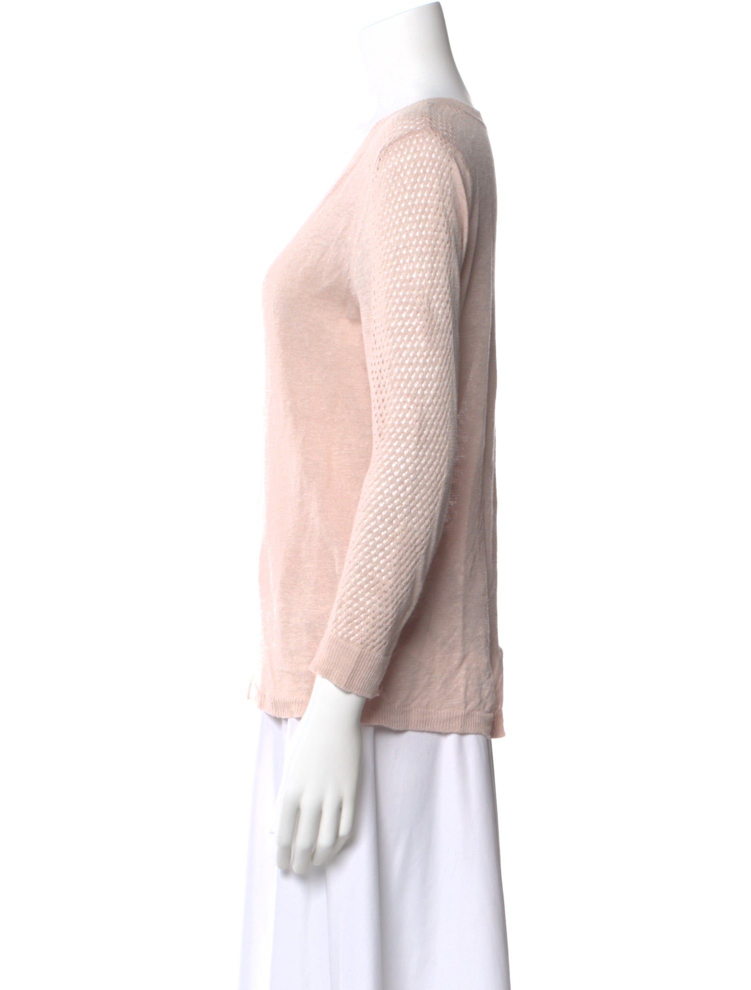 Gerard Darel Linen V-Neck Sweater