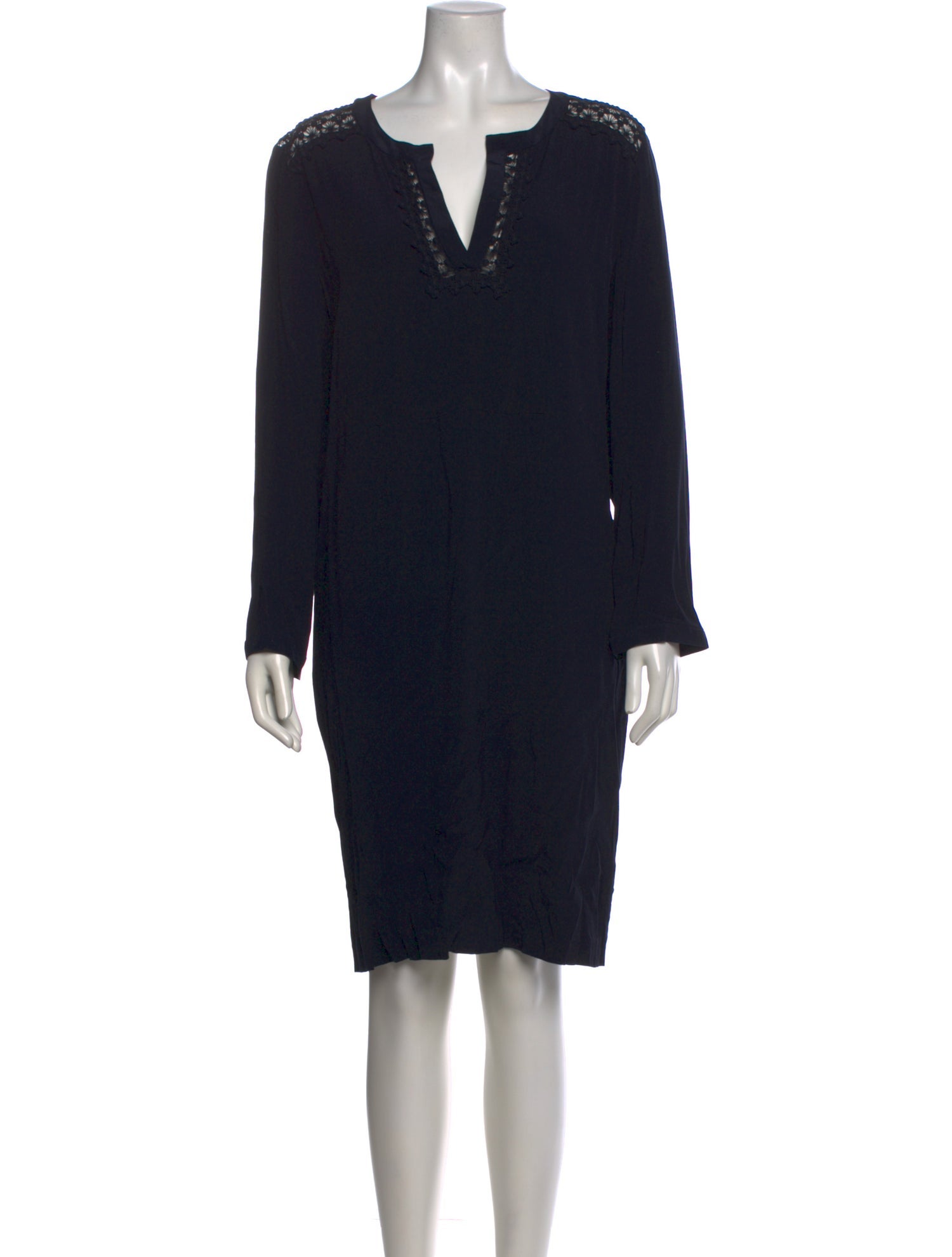 Gerard Darel V-Neck Knee-Length Dress