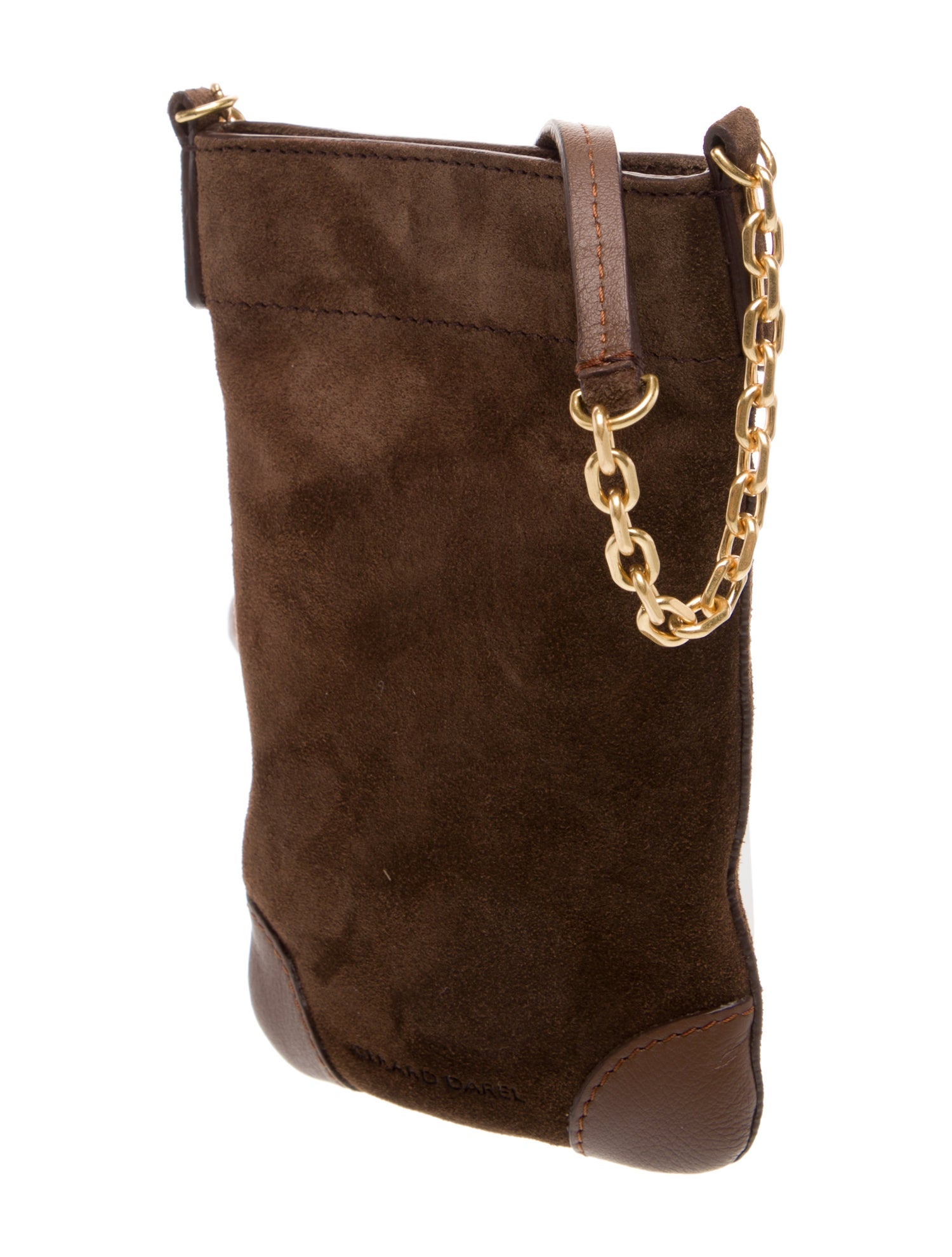 Gerard Darel Suede Bucket Bag