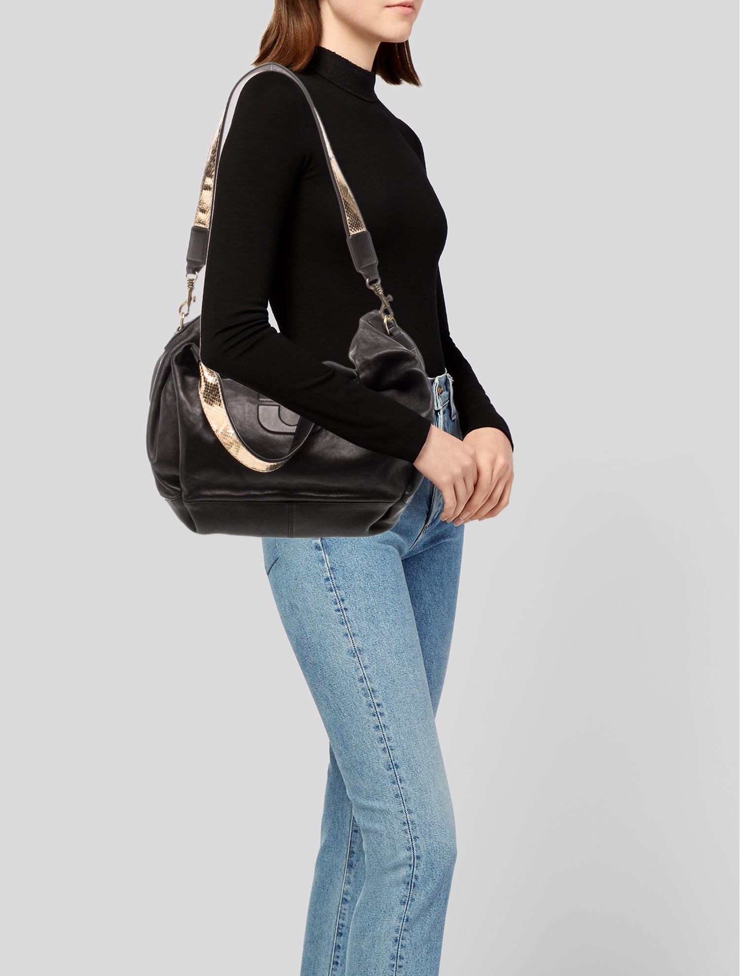 Gerard Darel Leather Hobo