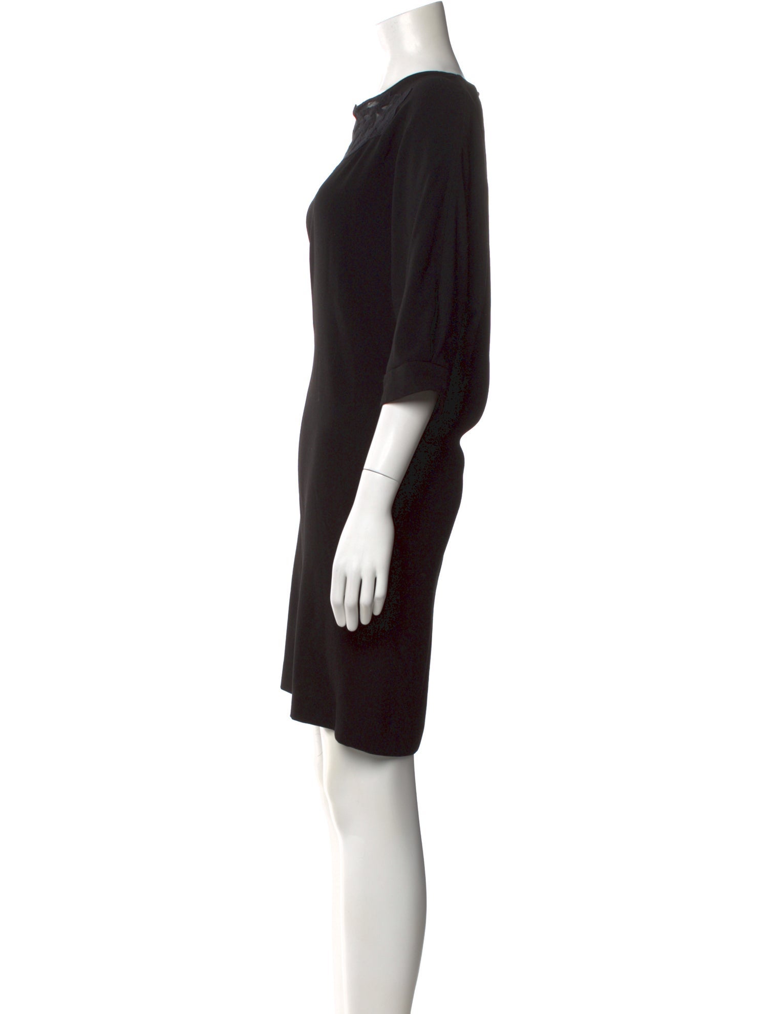 Gerard Darel Bateau Neckline Knee-Length Dress