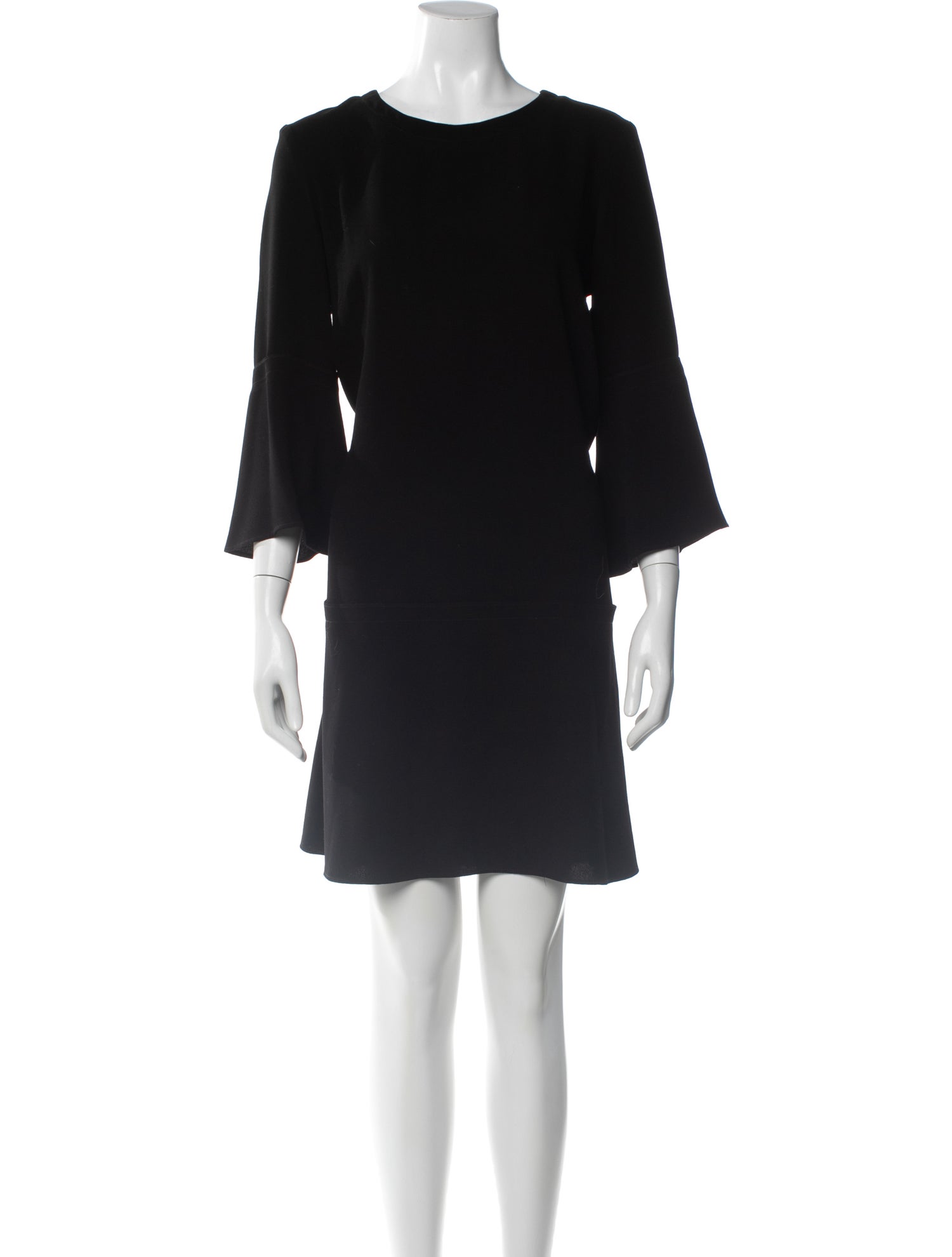 Gerard Darel Scoop Neck Mini Dress