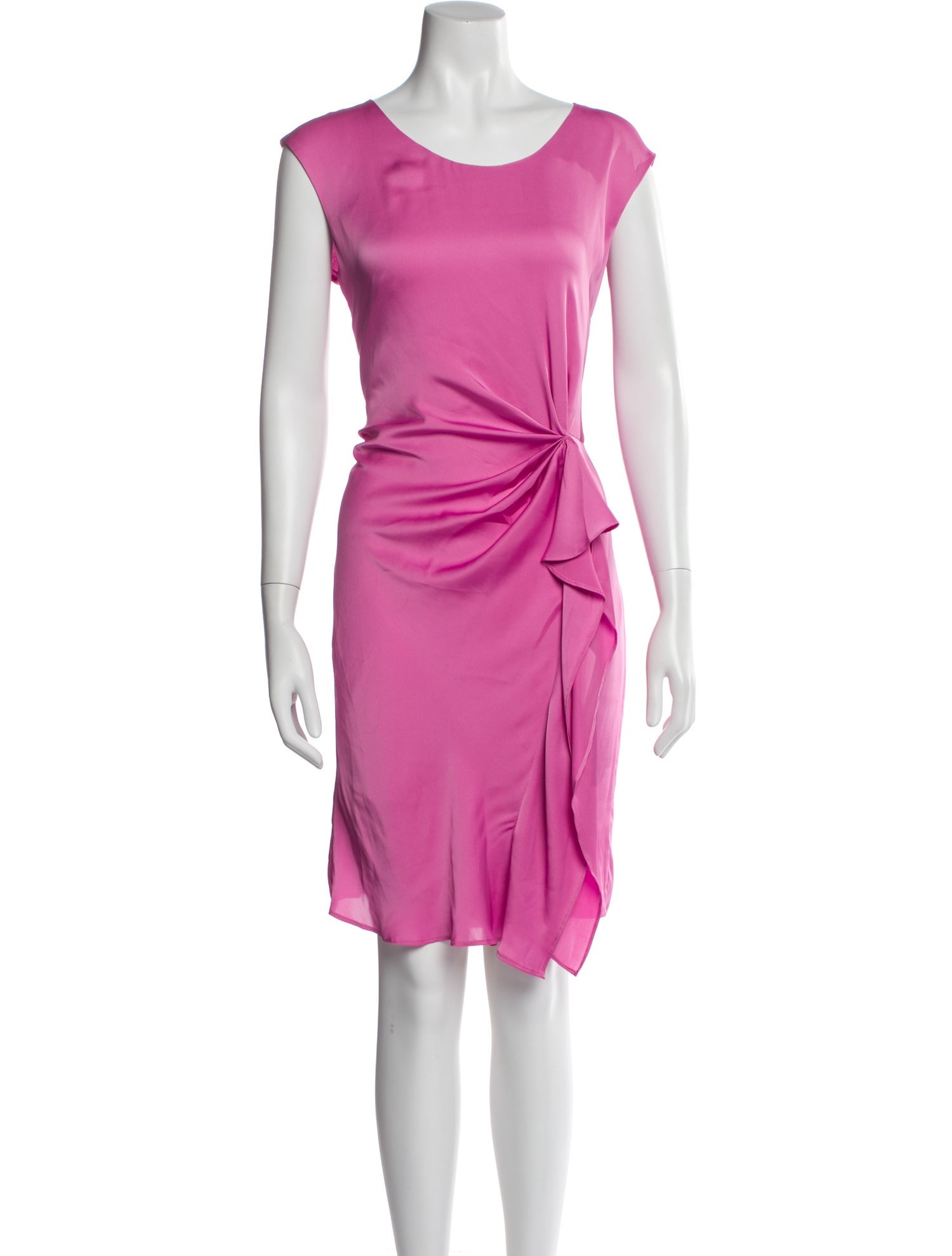 Gerard Darel Scoop Neck Mini Dress