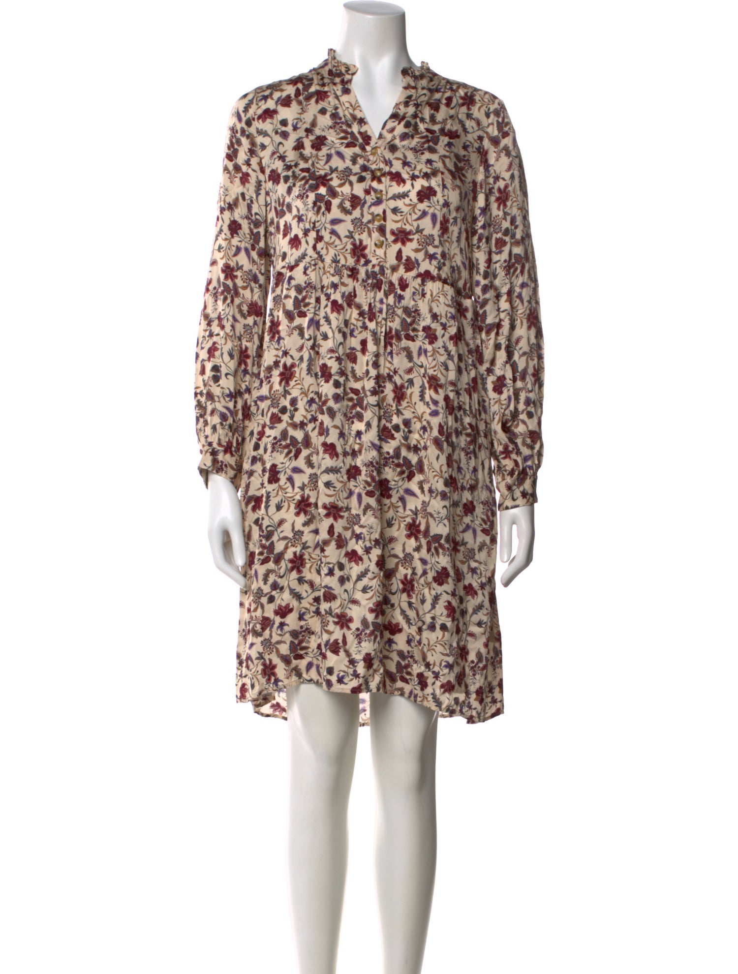 Gerard Darel Floral Print Mini Dress