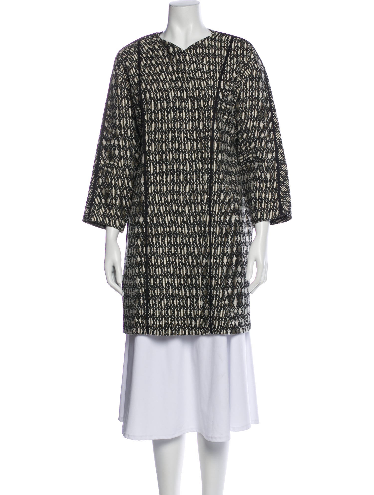 Gerard Darel Tweed Pattern Coat