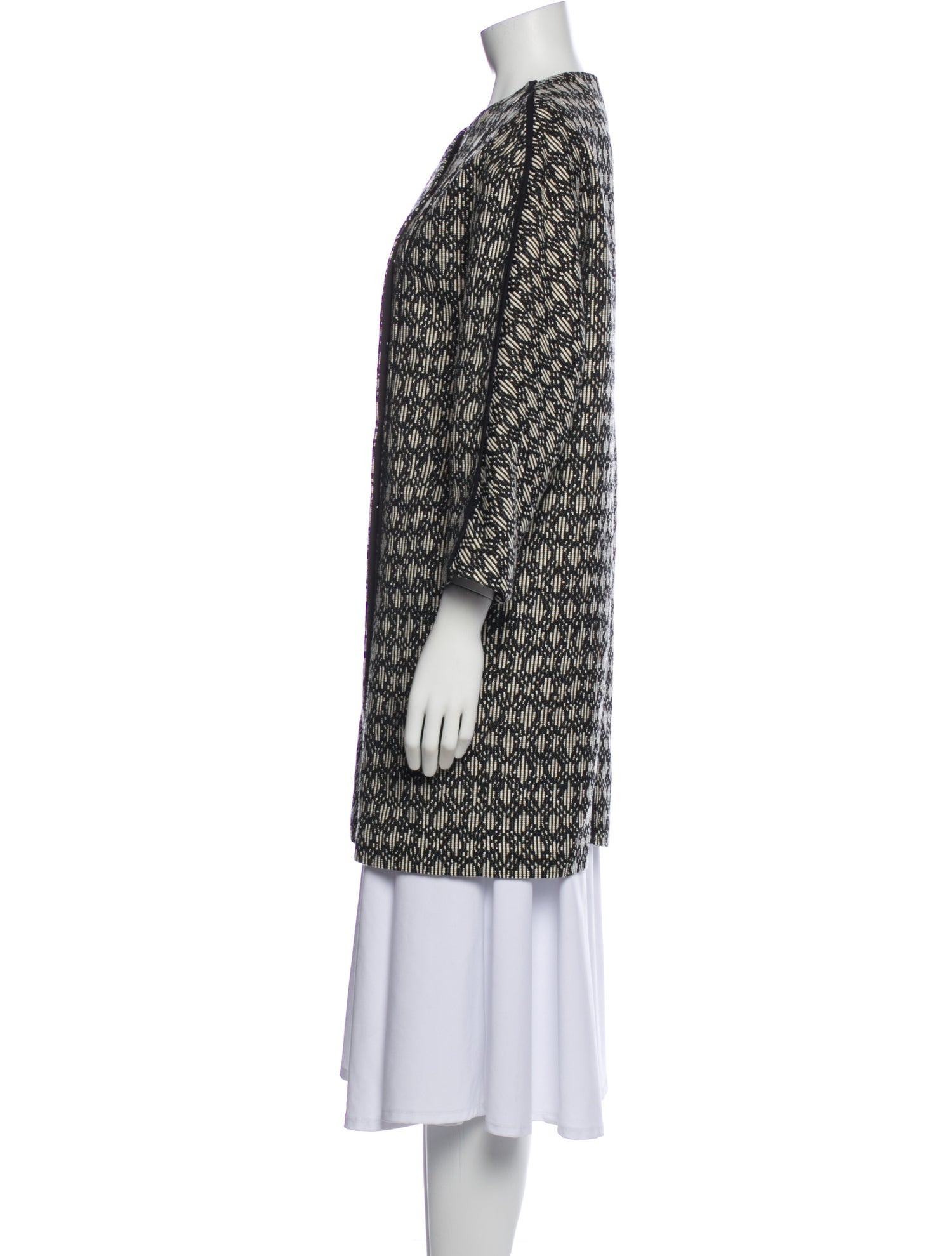 Gerard Darel Tweed Pattern Coat