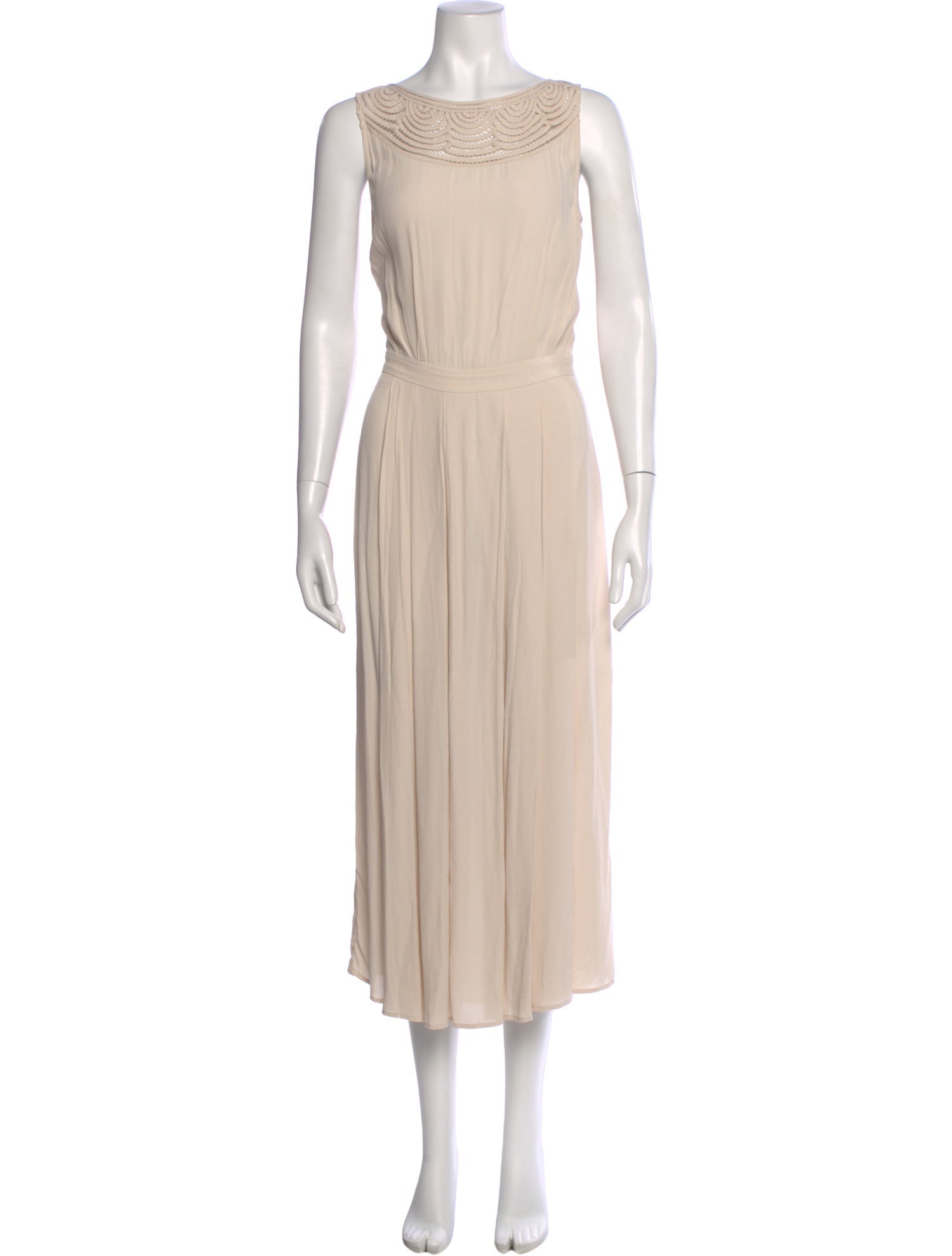 Gerard Darel Bateau Neckline Long Dress