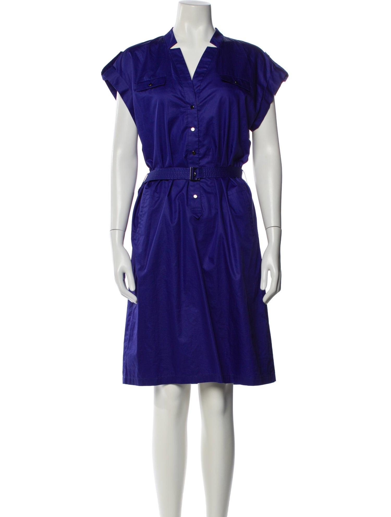 Gerard Darel V-Neck Knee-Length Dress