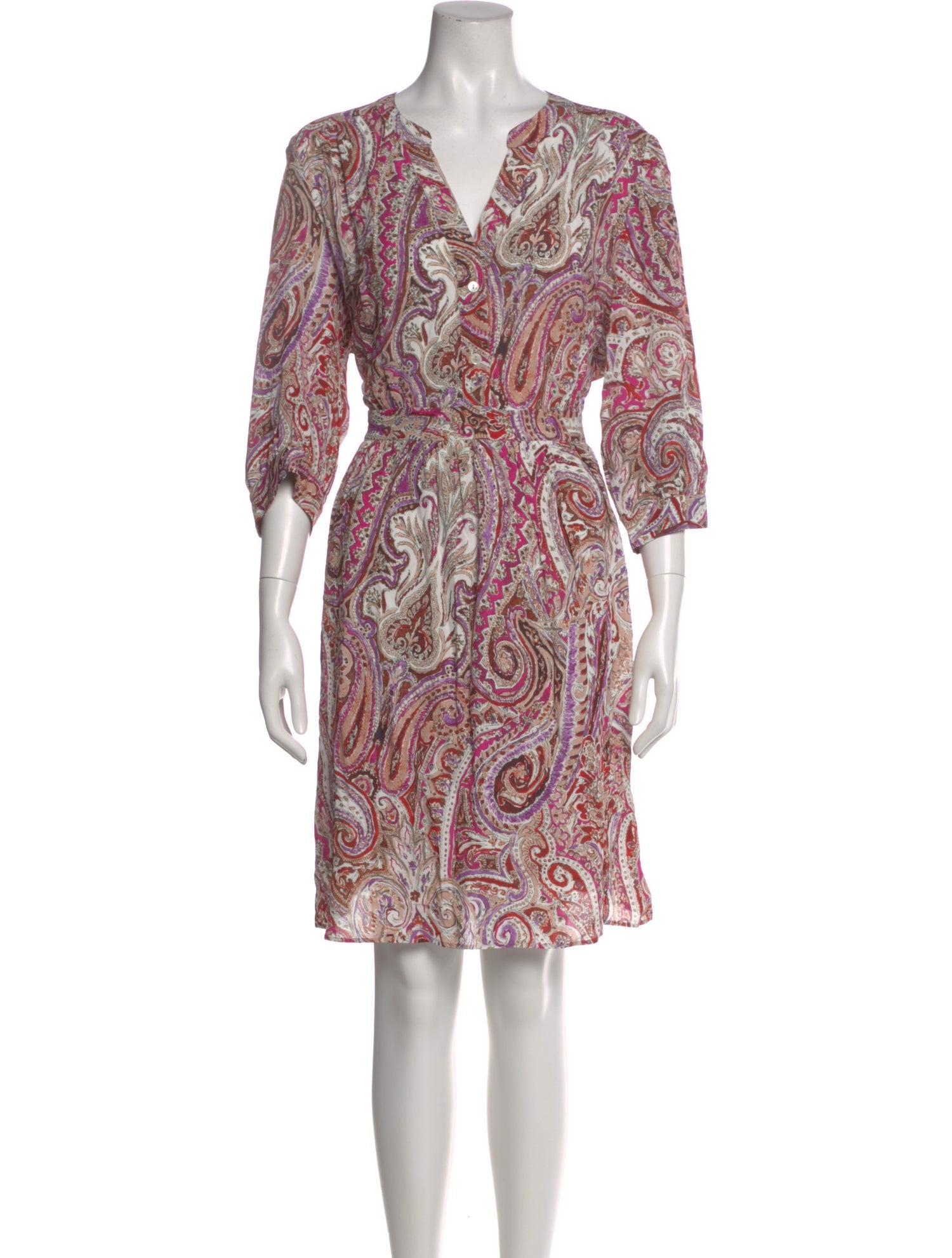 Gerard Darel Paisley Print Knee-Length Dress