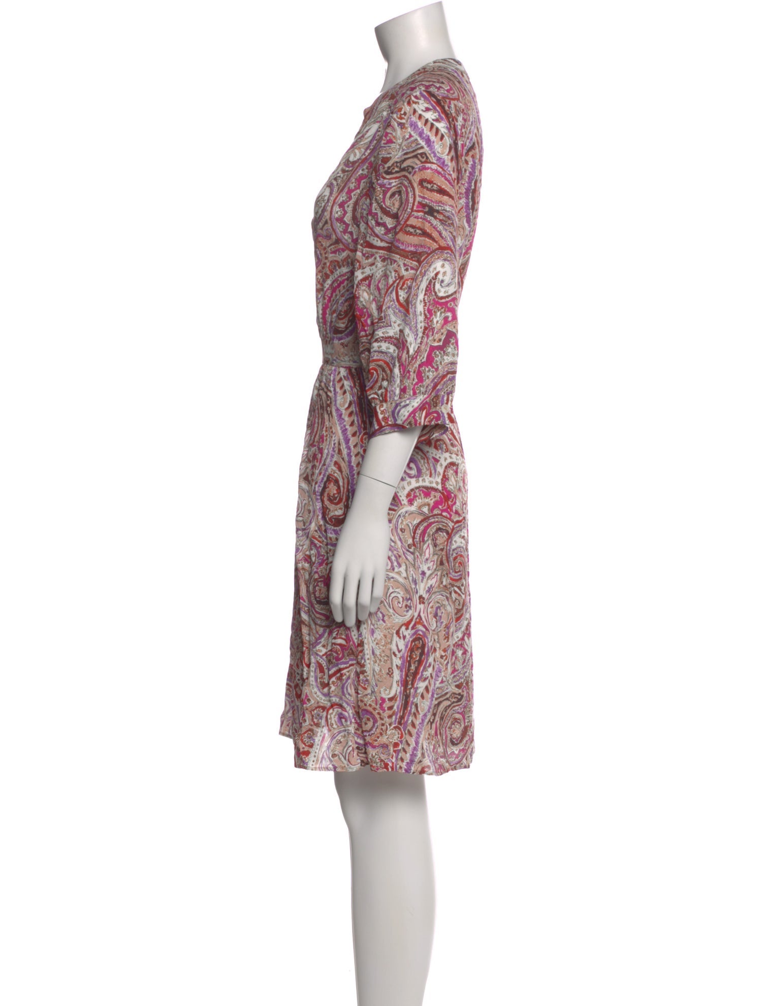 Gerard Darel Paisley Print Knee-Length Dress