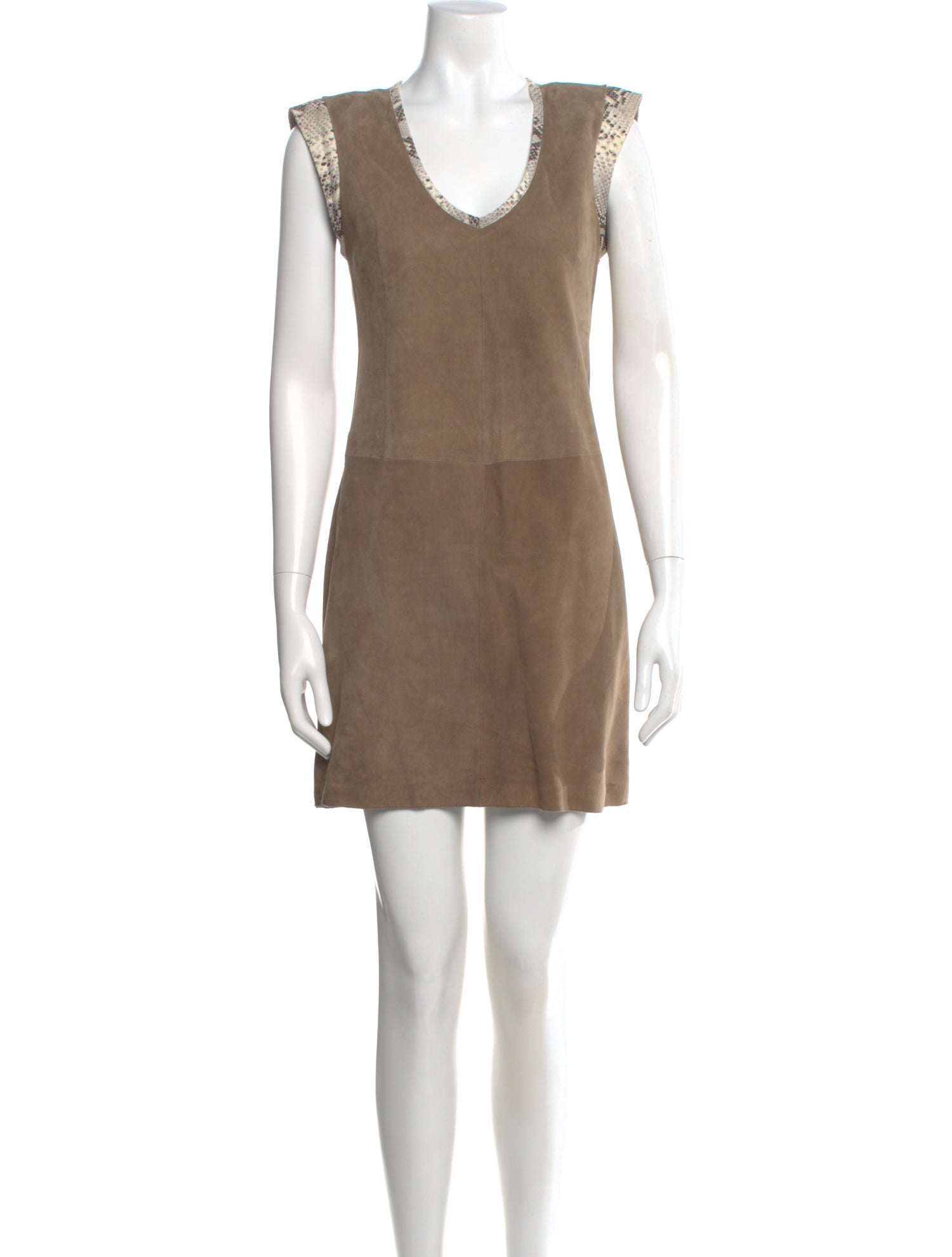 Gerard Darel Leather Mini Dress