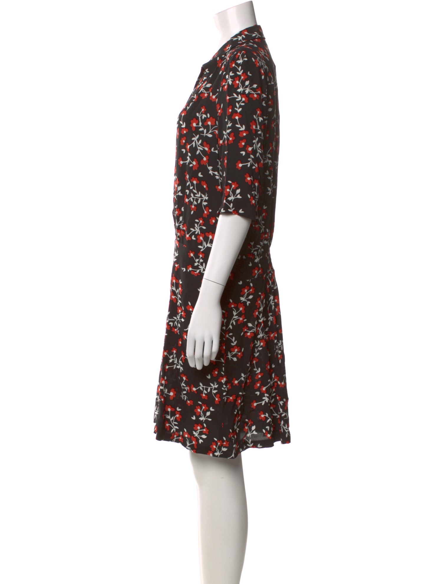 Gerard Darel Floral Print Mini Dress