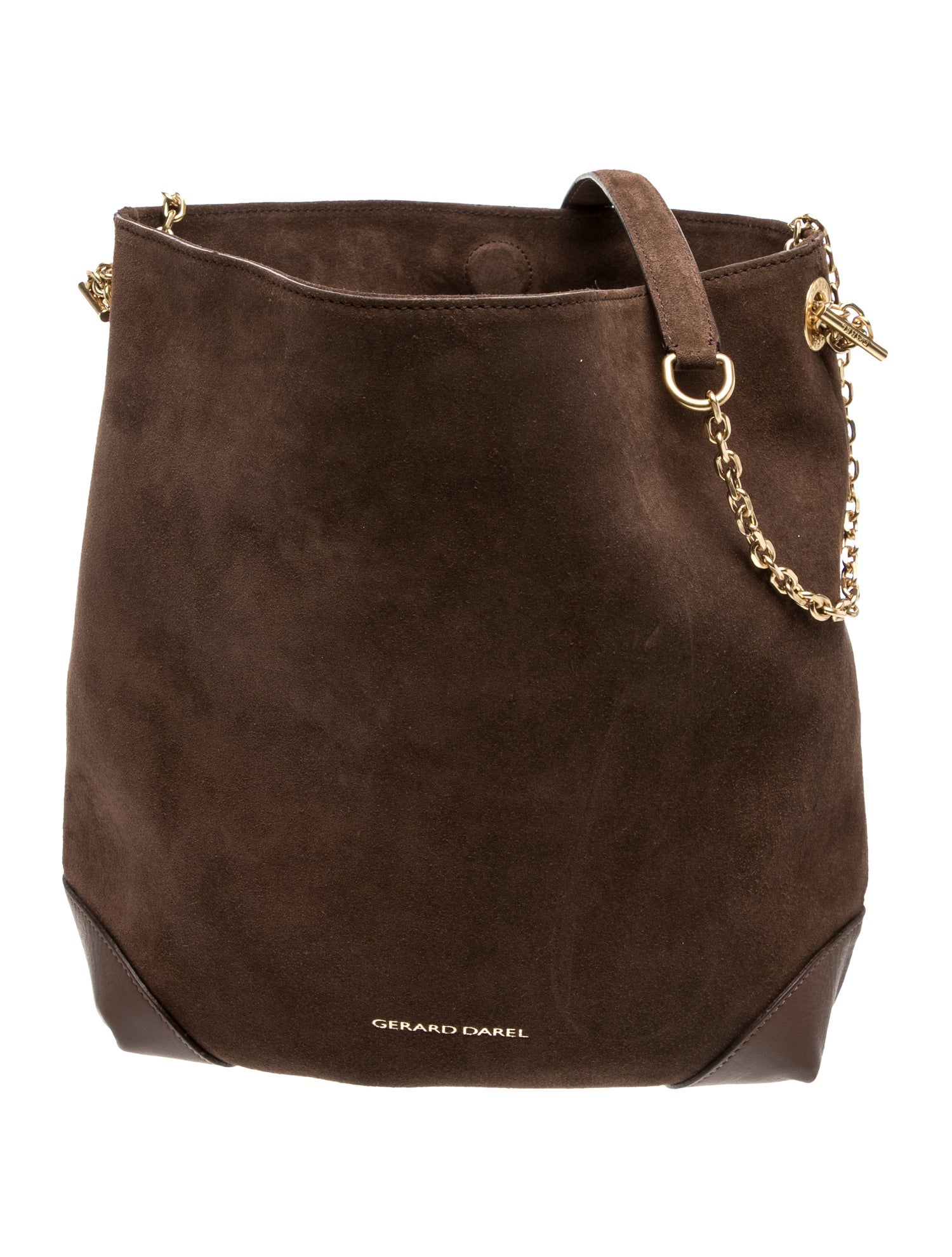 Gerard Darel Suede Bucket Bag