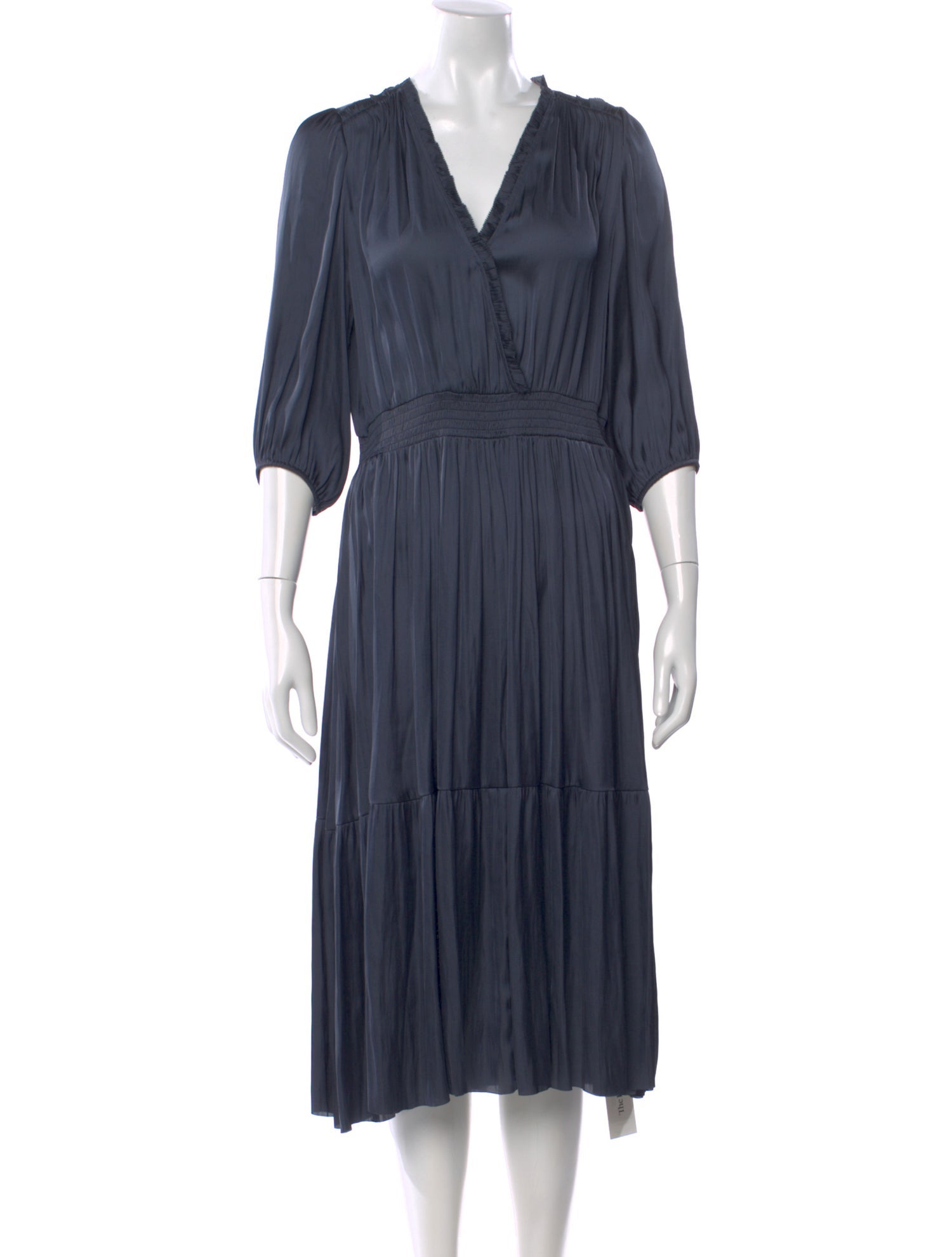 Gerard Darel V-Neck Midi Length Dress