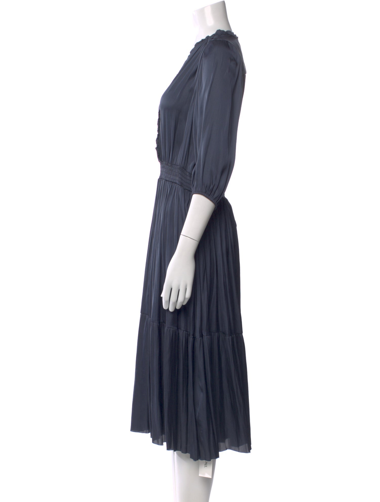 Gerard Darel V-Neck Midi Length Dress