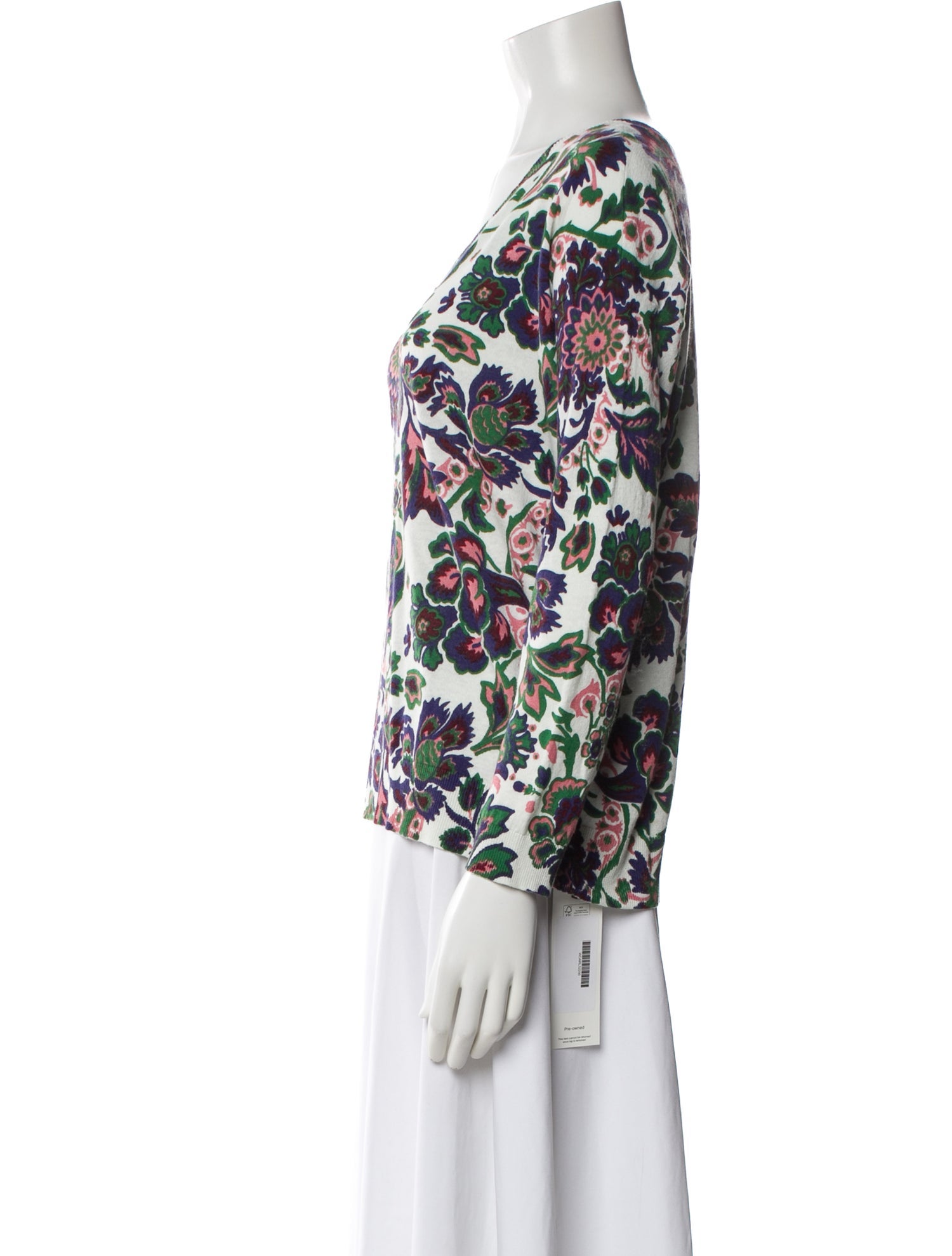 Gerard Darel Linen Printed Sweater