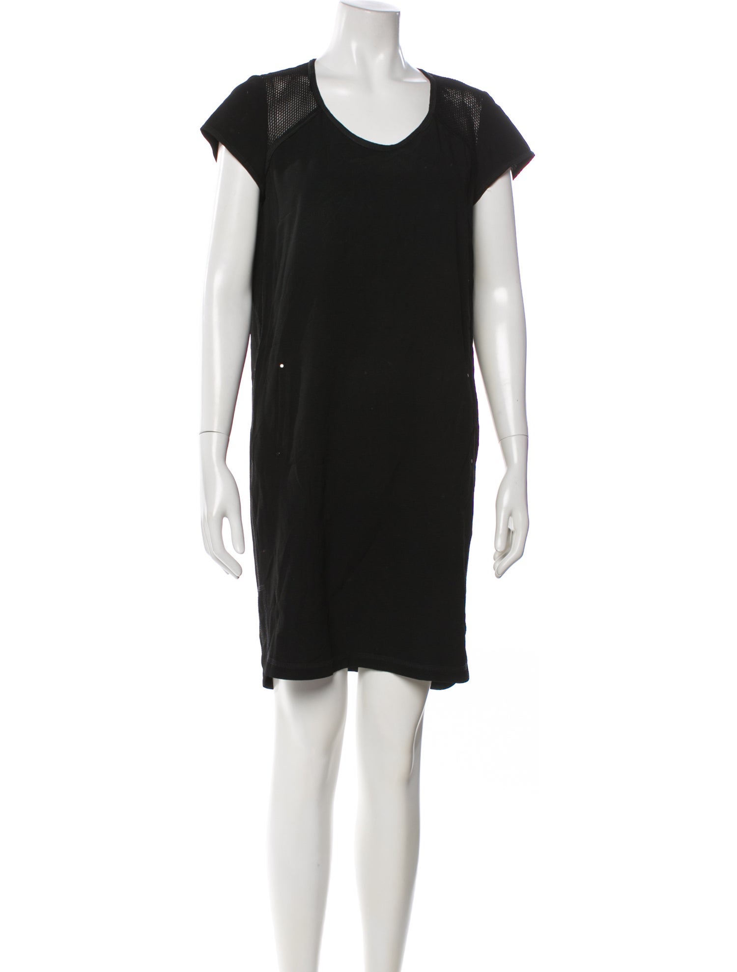 Gerard Darel Scoop Neck Mini Dress