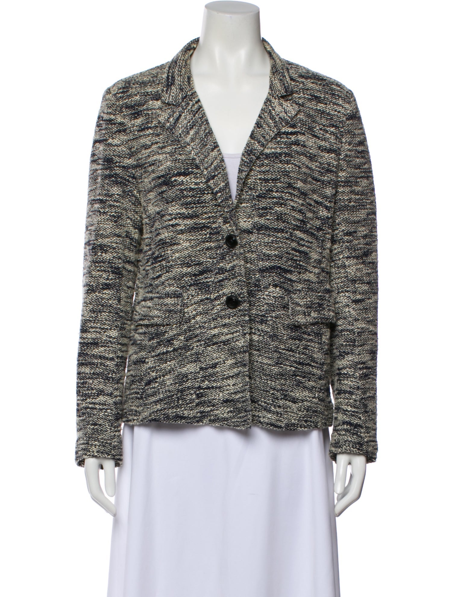 Gerard Darel Tweed Pattern Blazer