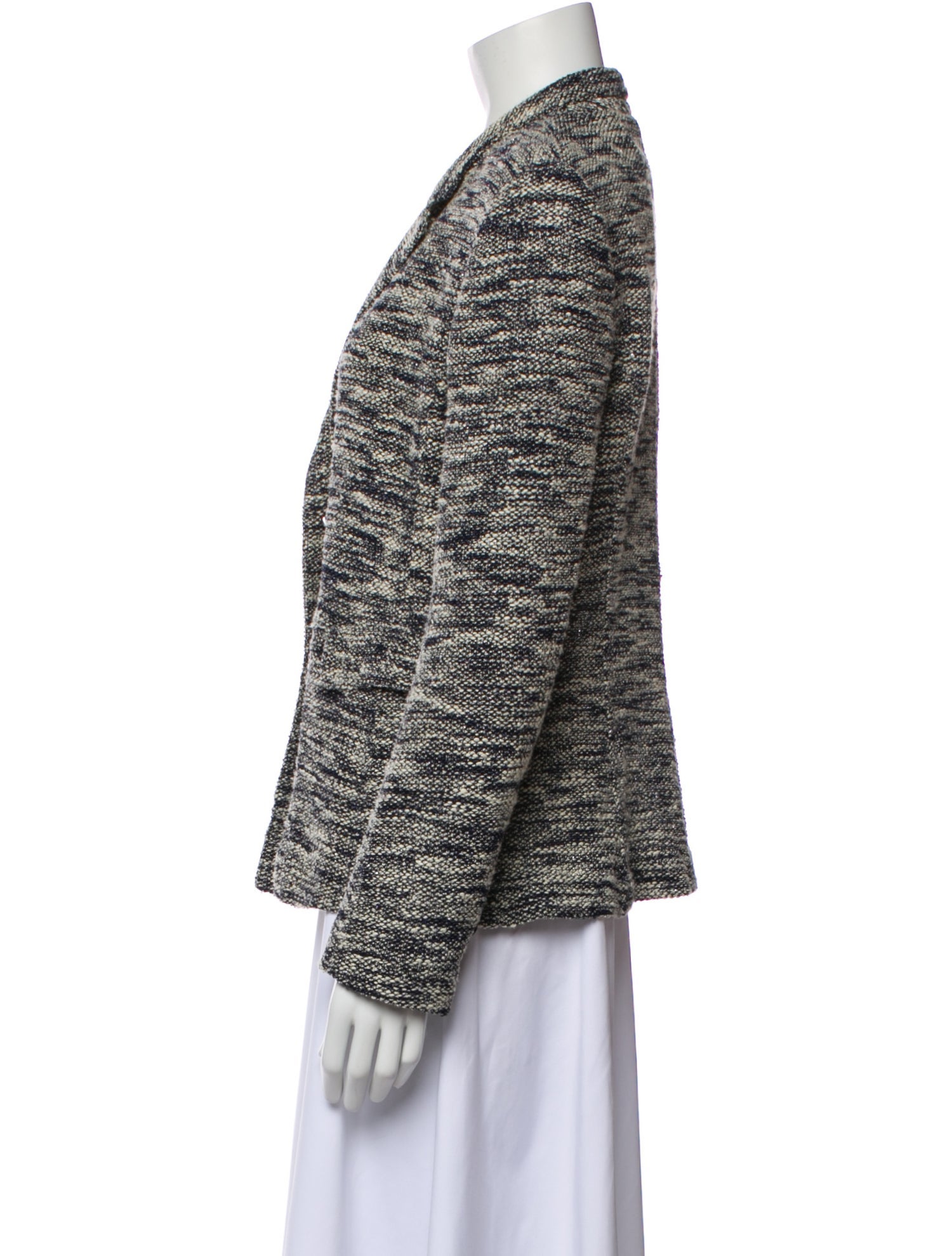 Gerard Darel Tweed Pattern Blazer