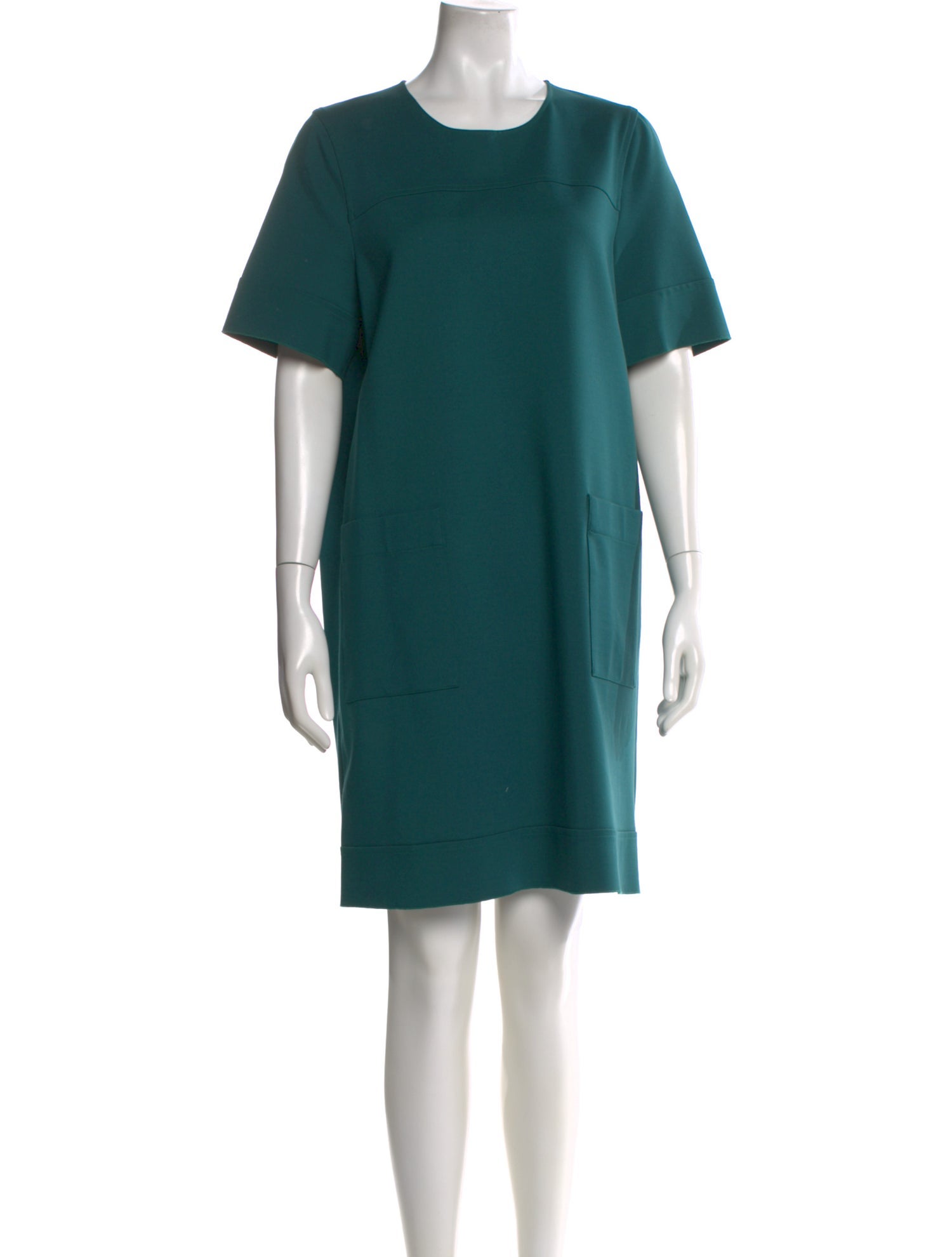 Gerard Darel Crew Neck Knee-Length Dress