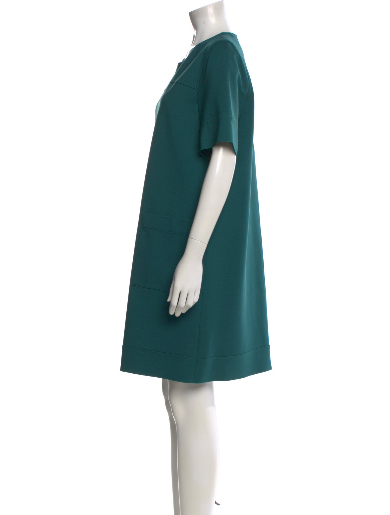 Gerard Darel Crew Neck Knee-Length Dress
