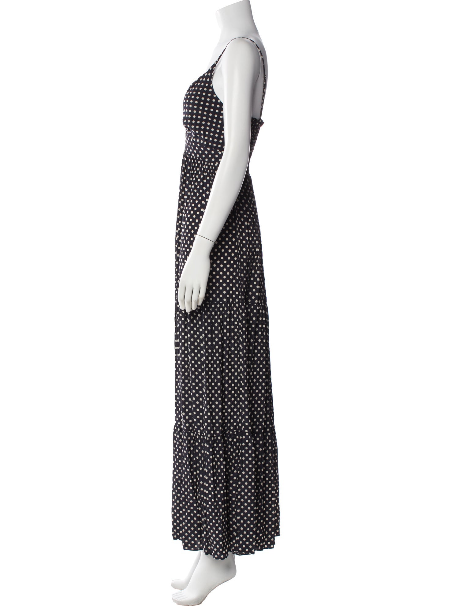 Gerard Darel Polka Dot Print Long Dress