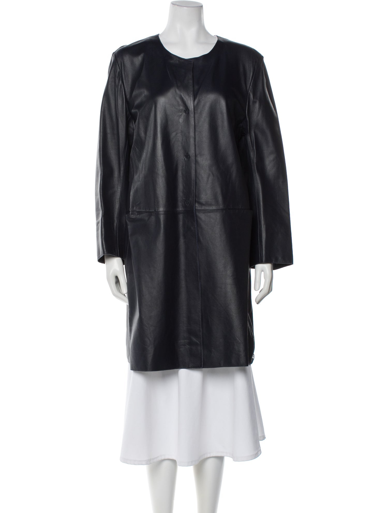Gerard Darel Leather Trench Coat