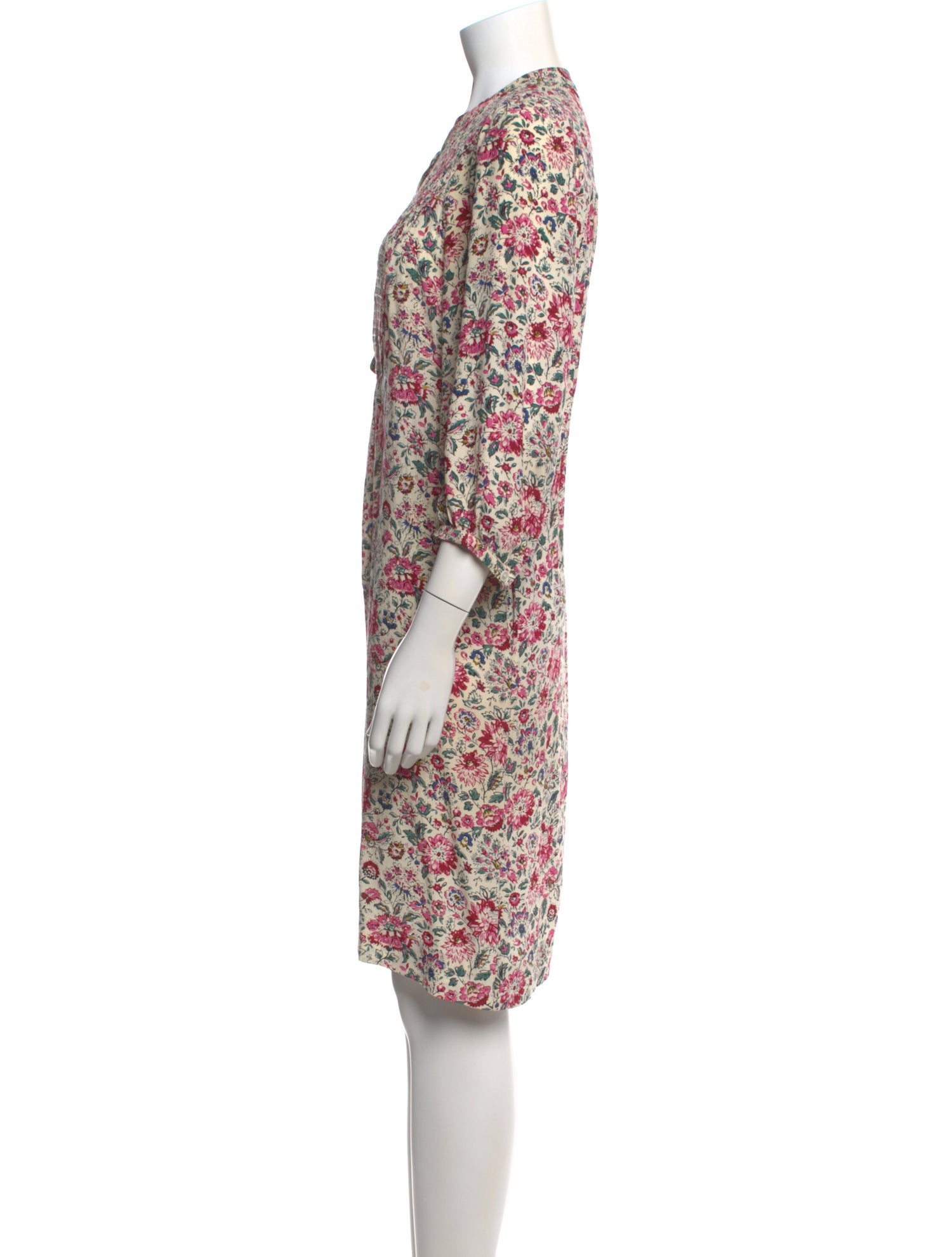 Gerard Darel Floral Print Knee-Length Dress