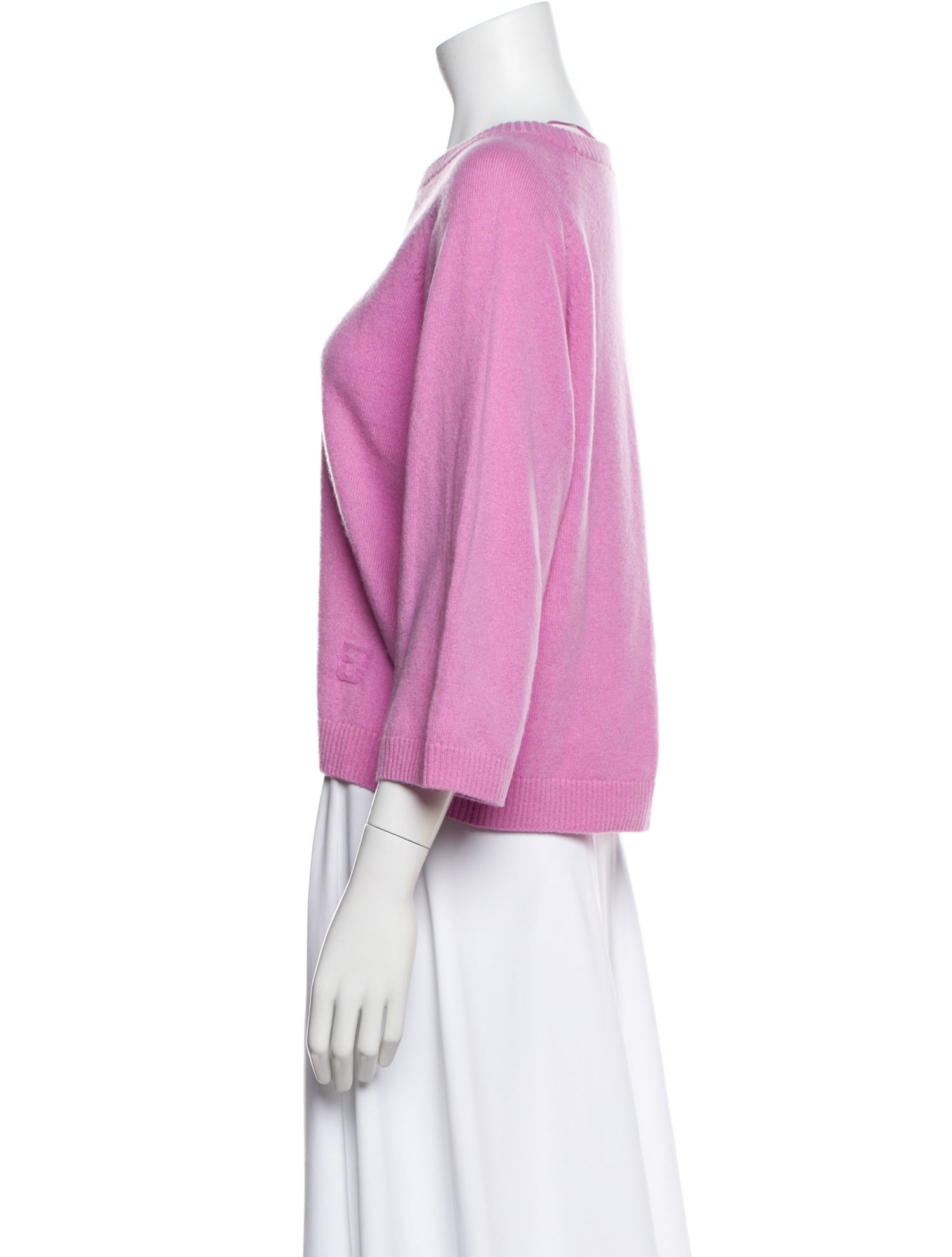 Gerard Darel Cashmere Bateau Neckline Sweater