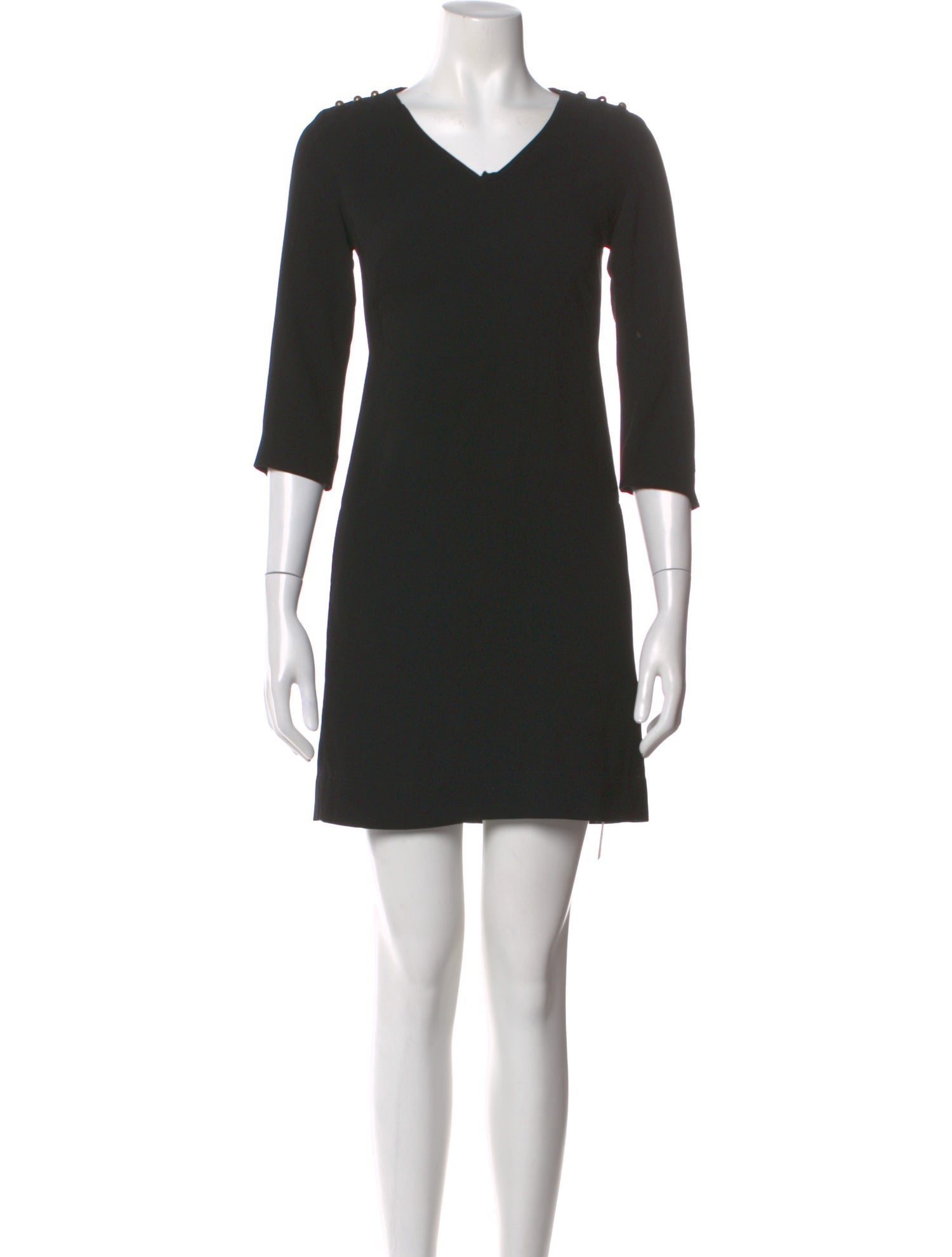 Gerard Darel V-Neck Mini Dress