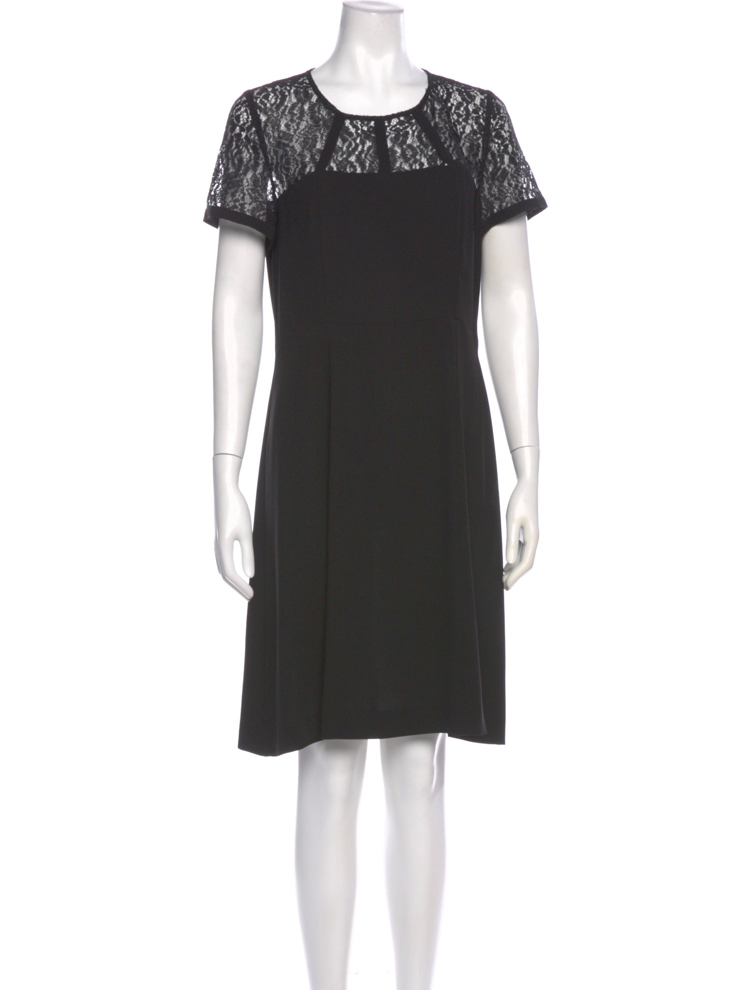 Gerard Darel Crew Neck Knee-Length Dress