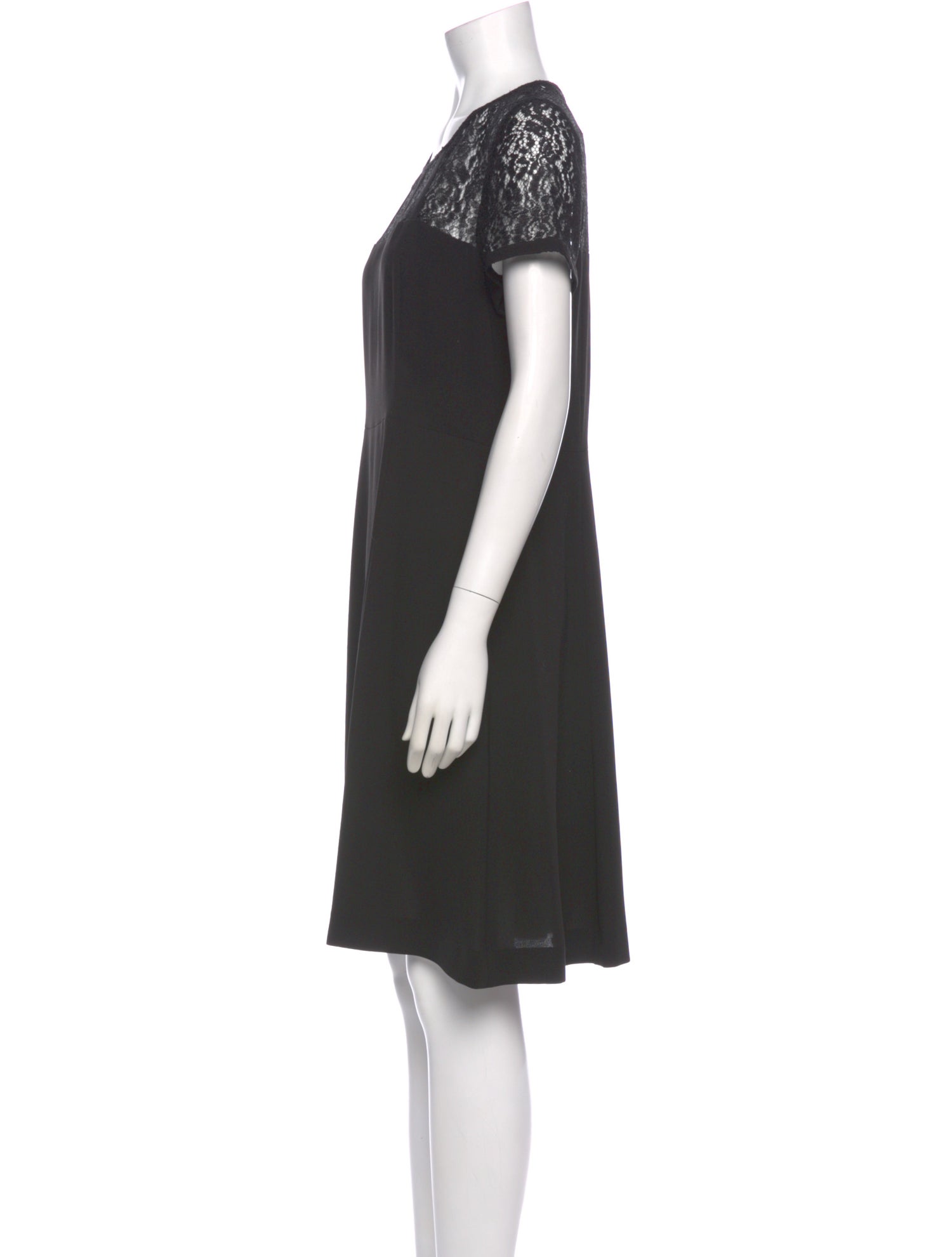 Gerard Darel Crew Neck Knee-Length Dress
