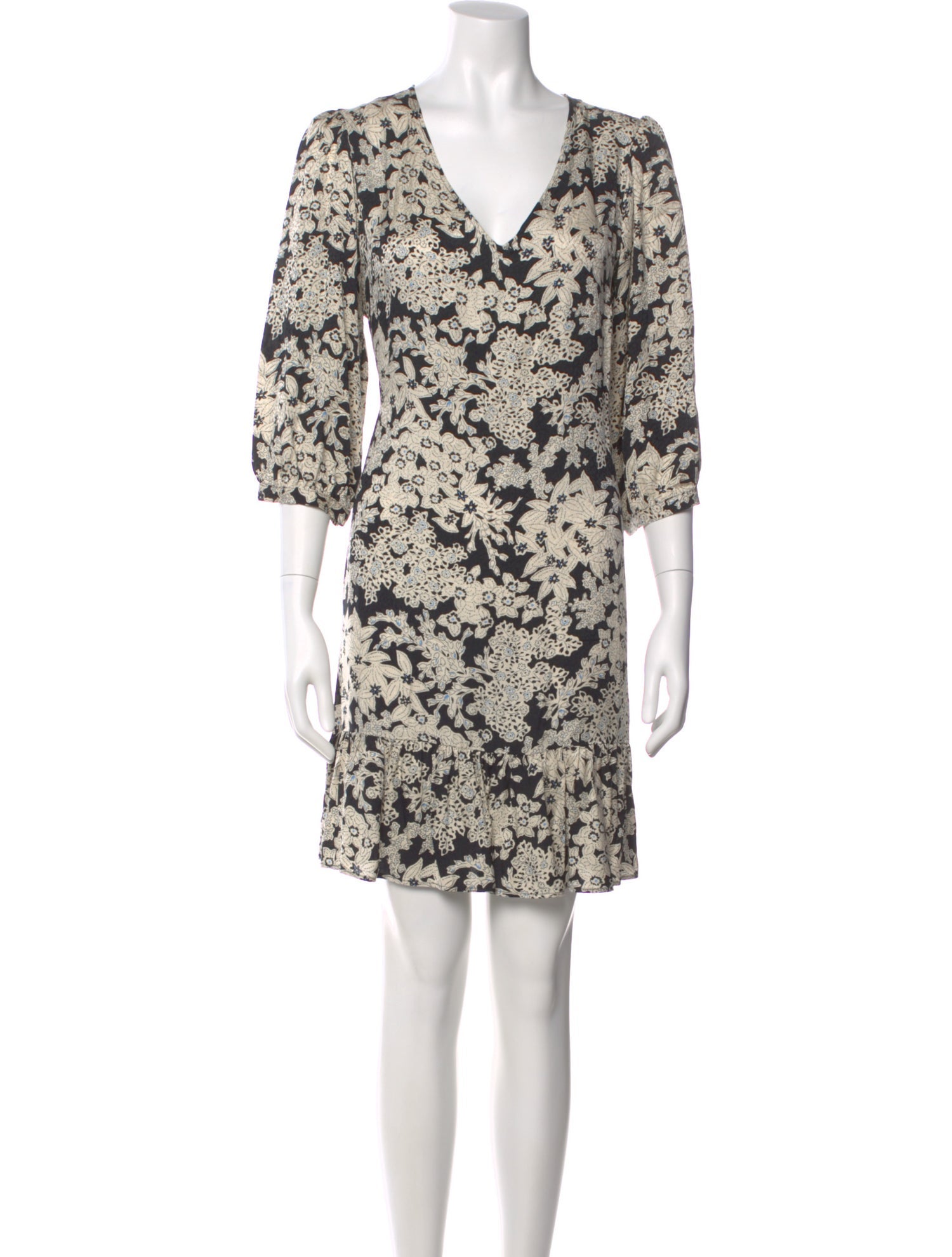 Gerard Darel Printed Mini Dress