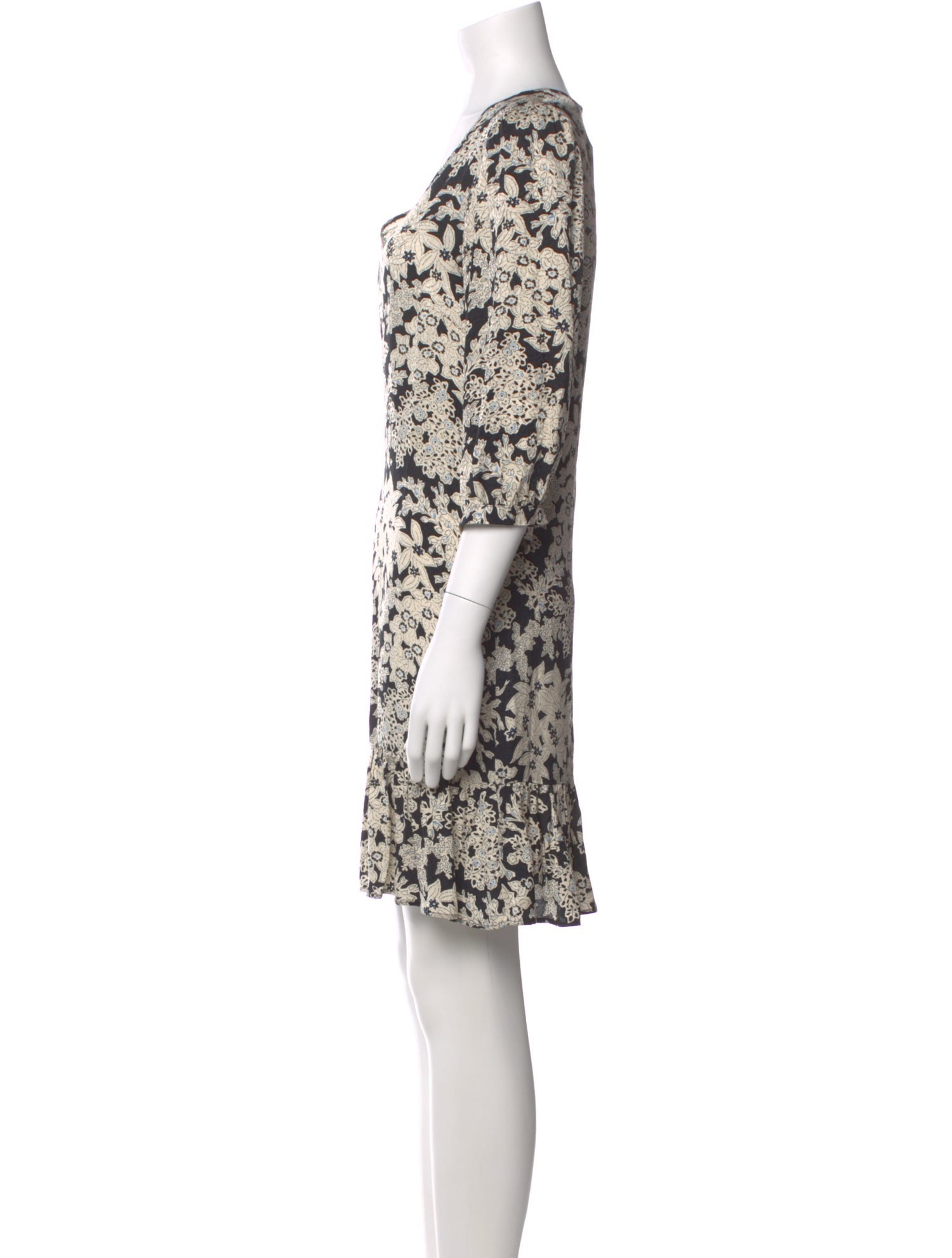 Gerard Darel Printed Mini Dress