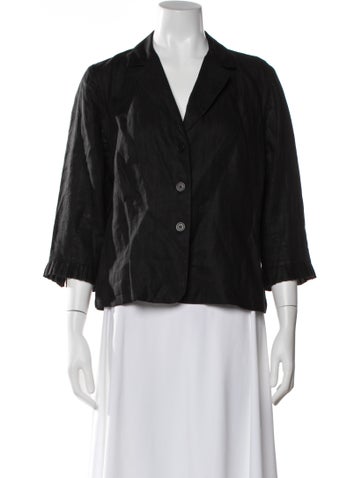Pre-owned Gerard Darel Linen Blazer In Neutral