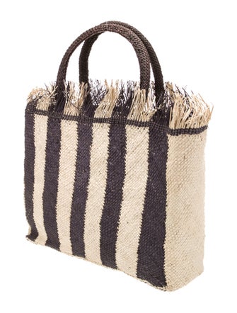 Dans-la-main Raffia Minaudière