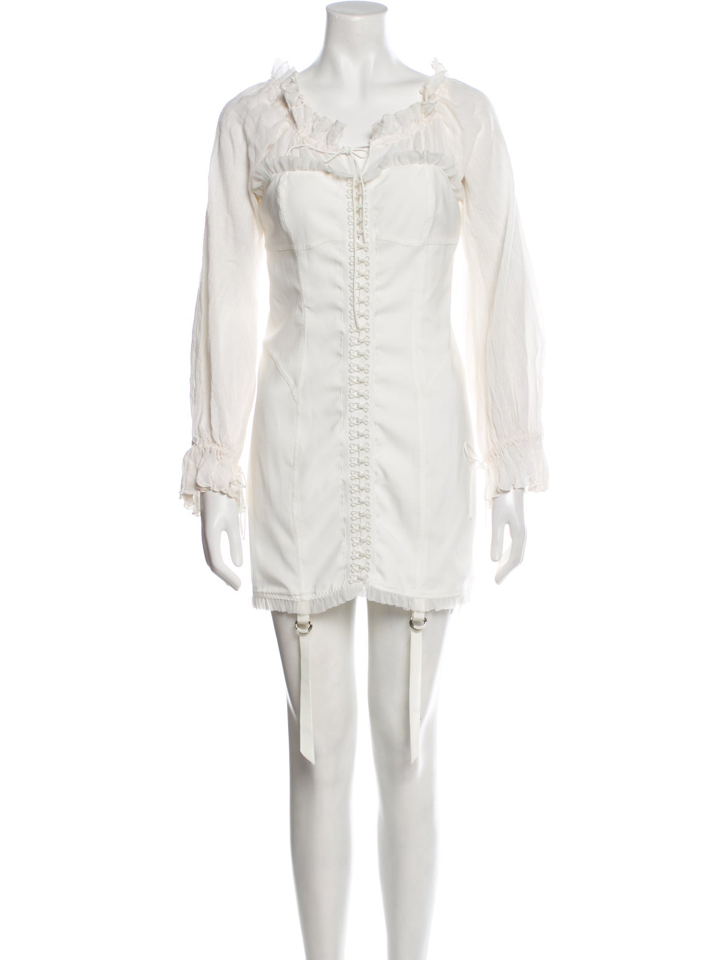 Daisy Square Neckline Mini Dress - White Dresses, Clothing - WDASY20229 | The RealReal Daisy Square Neckline Mini Dress - White Dresses, Clothing - WDASY20229 | The RealReal