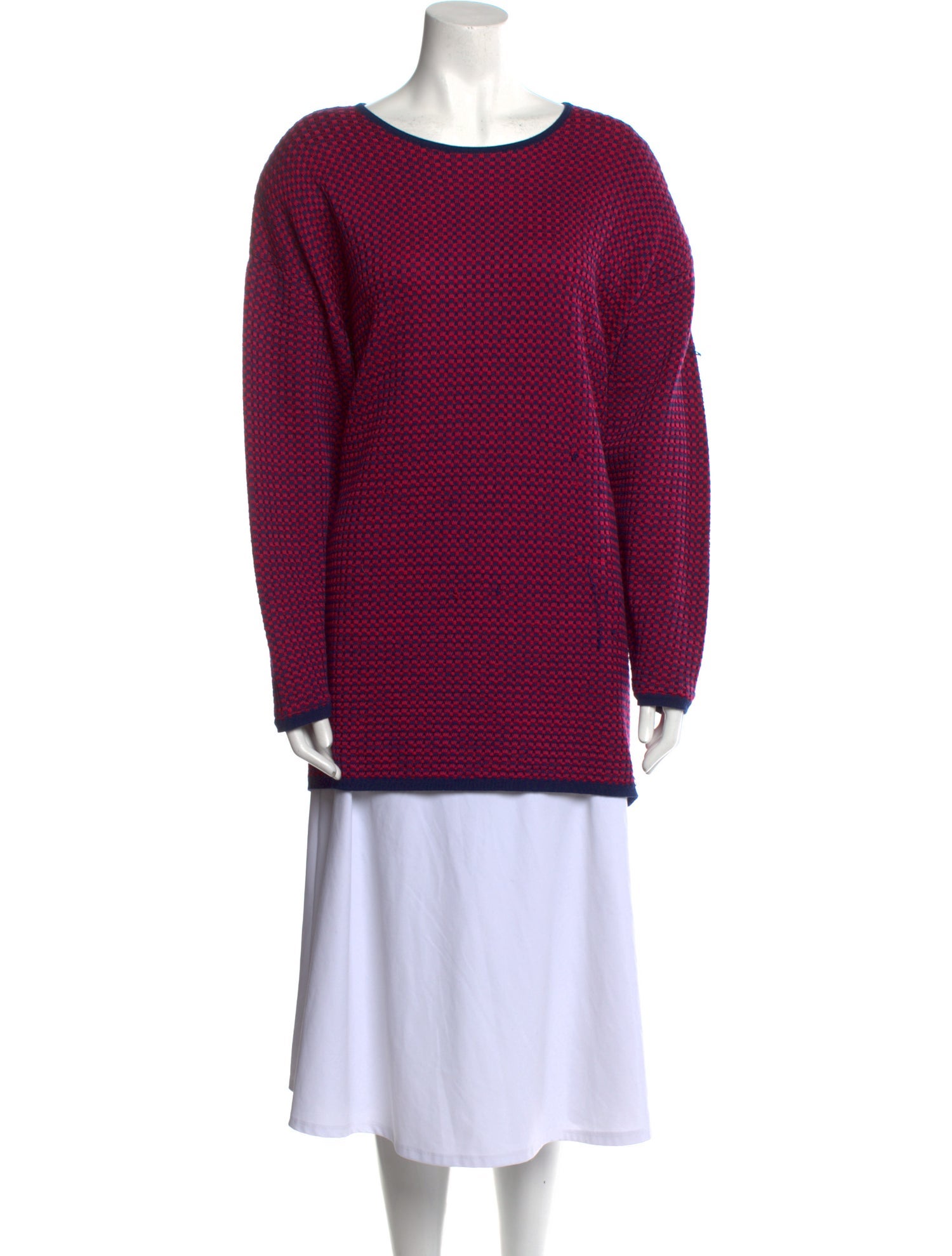 Daisy Wool Scoop Neck Sweater