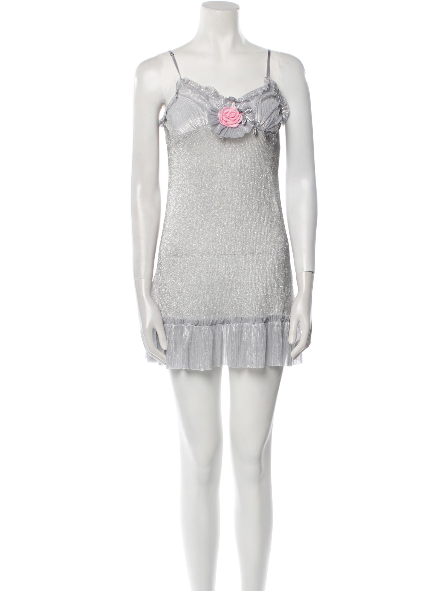 Daisy Square Neckline Mini Dress