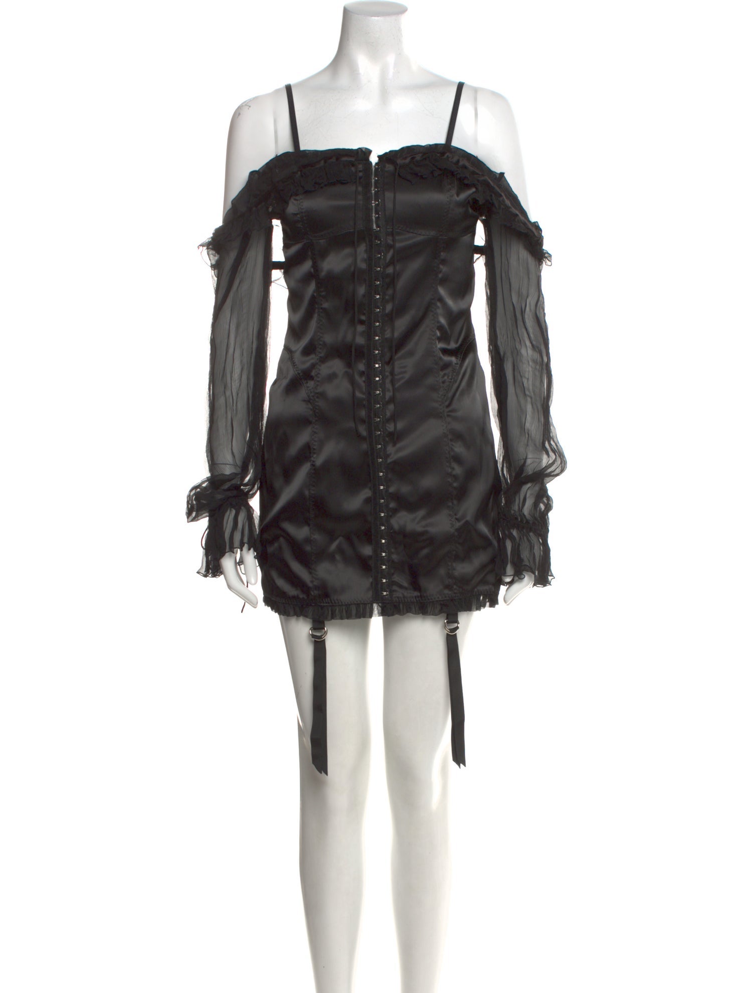 Daisy Square Neckline Mini Dress