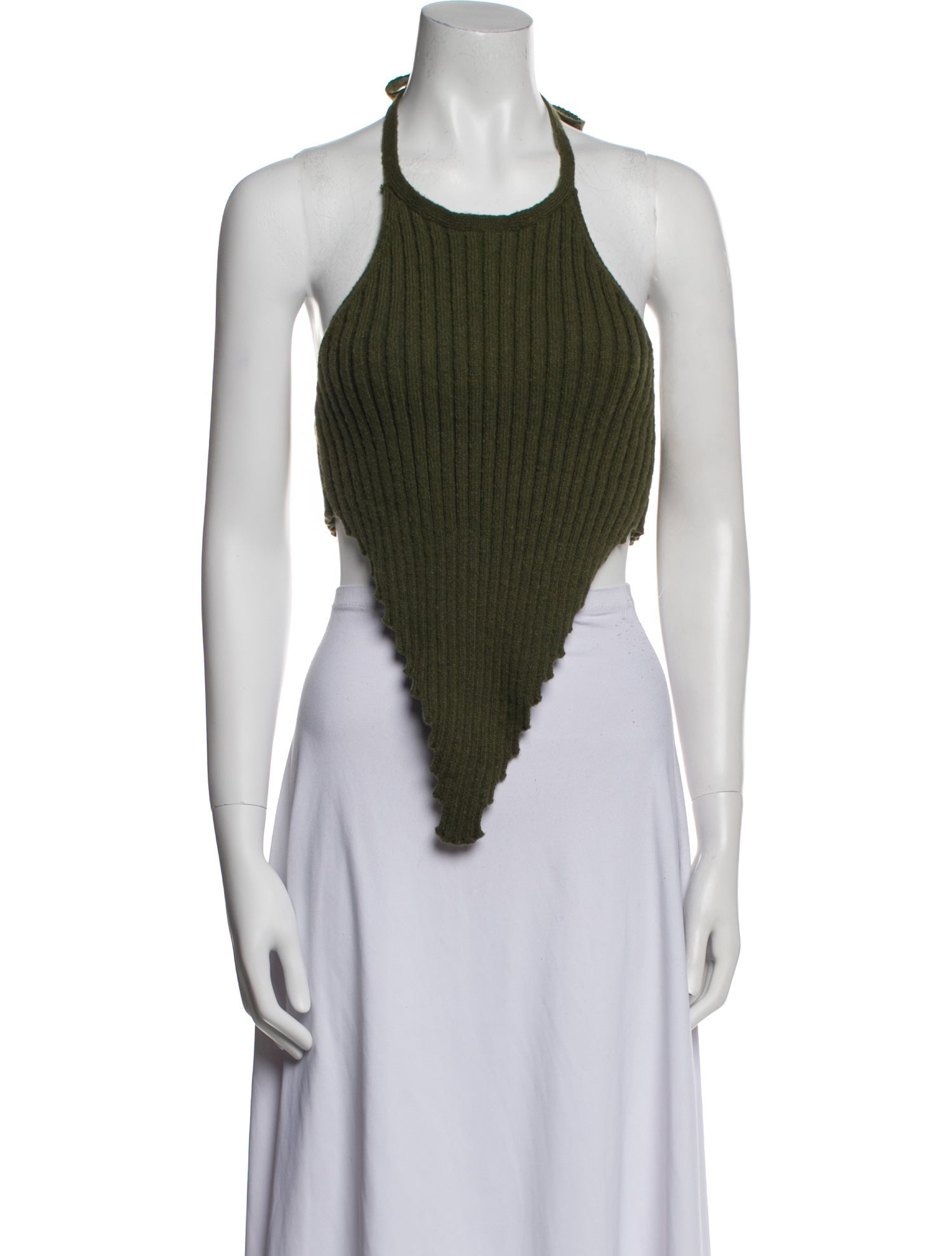 Daisy Halterneck Sleeveless Crop Top