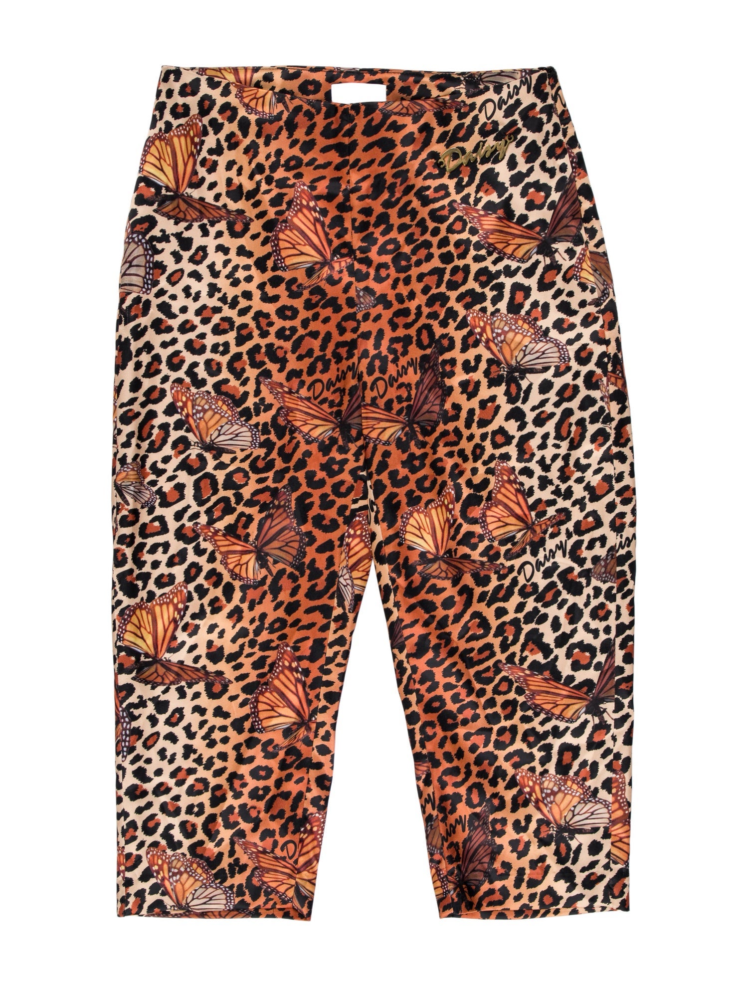 Daisy Animal Print Straight Leg Pants